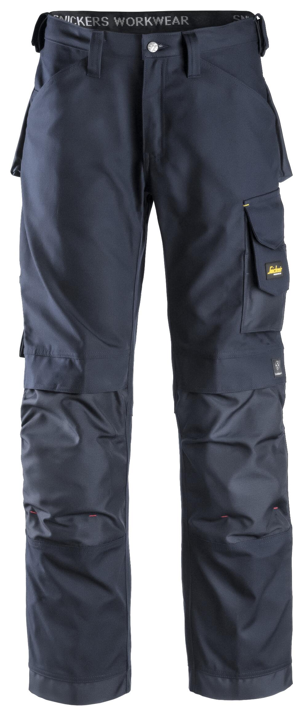 Pantalón trabajo unisex snickers canvas+ - azul marino - talla 54 larga