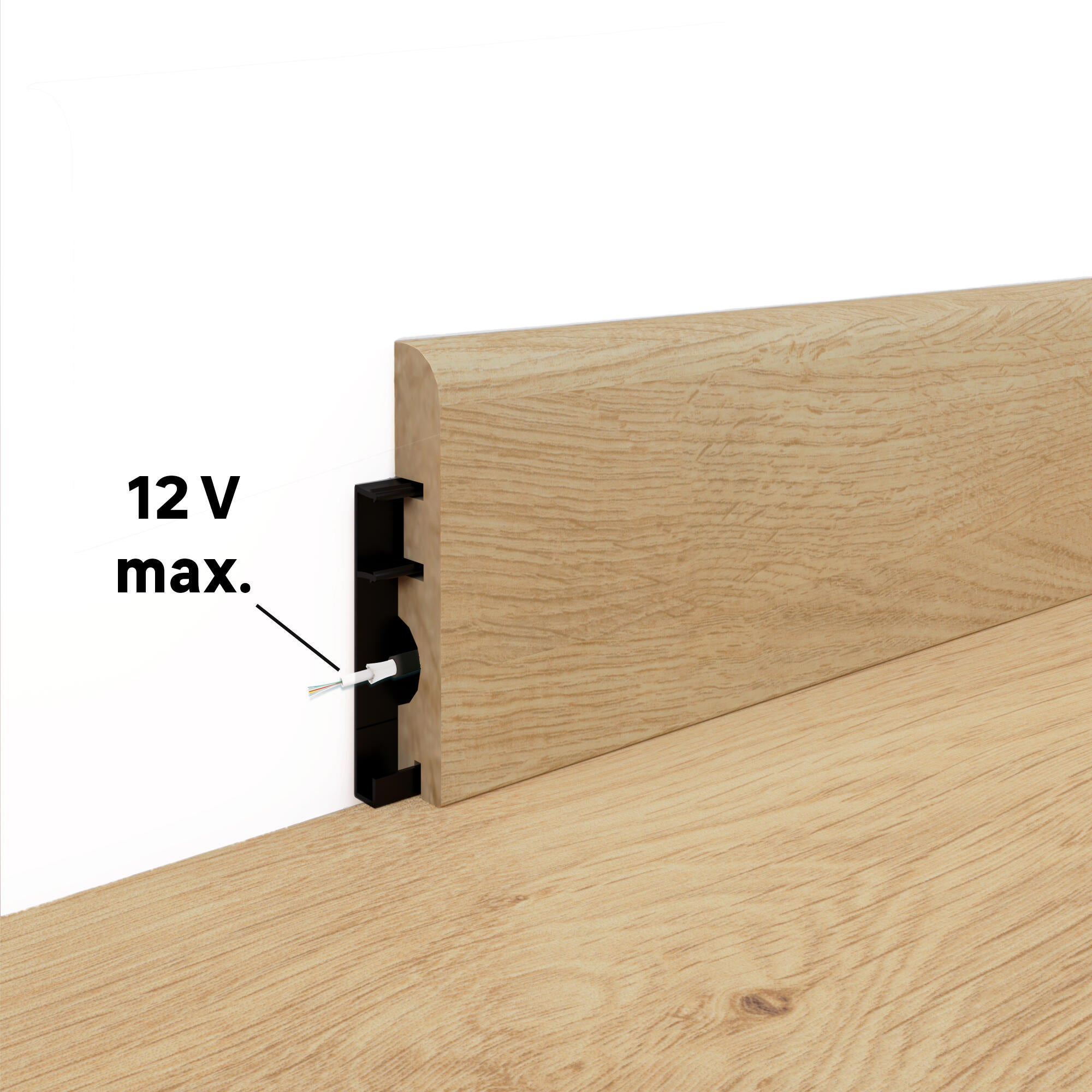 Plinthe mdf, décor nilo, H. 7.8, Ep.14 mm ARTENS - 2