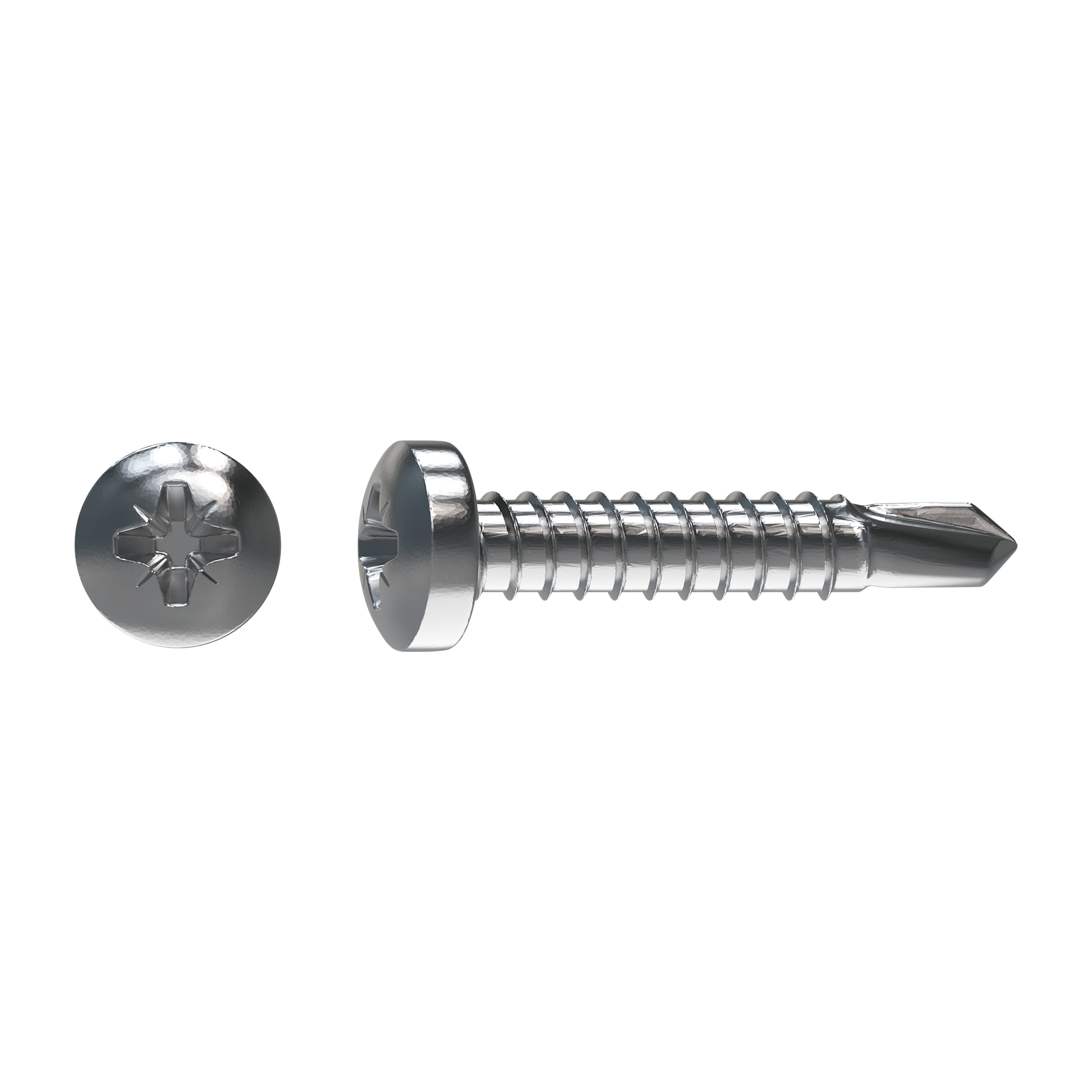 18 Tornillos con cabeza redonda Ph2 de acero inoxidable STANDERS ø 4.2 x L.32 mm - 2