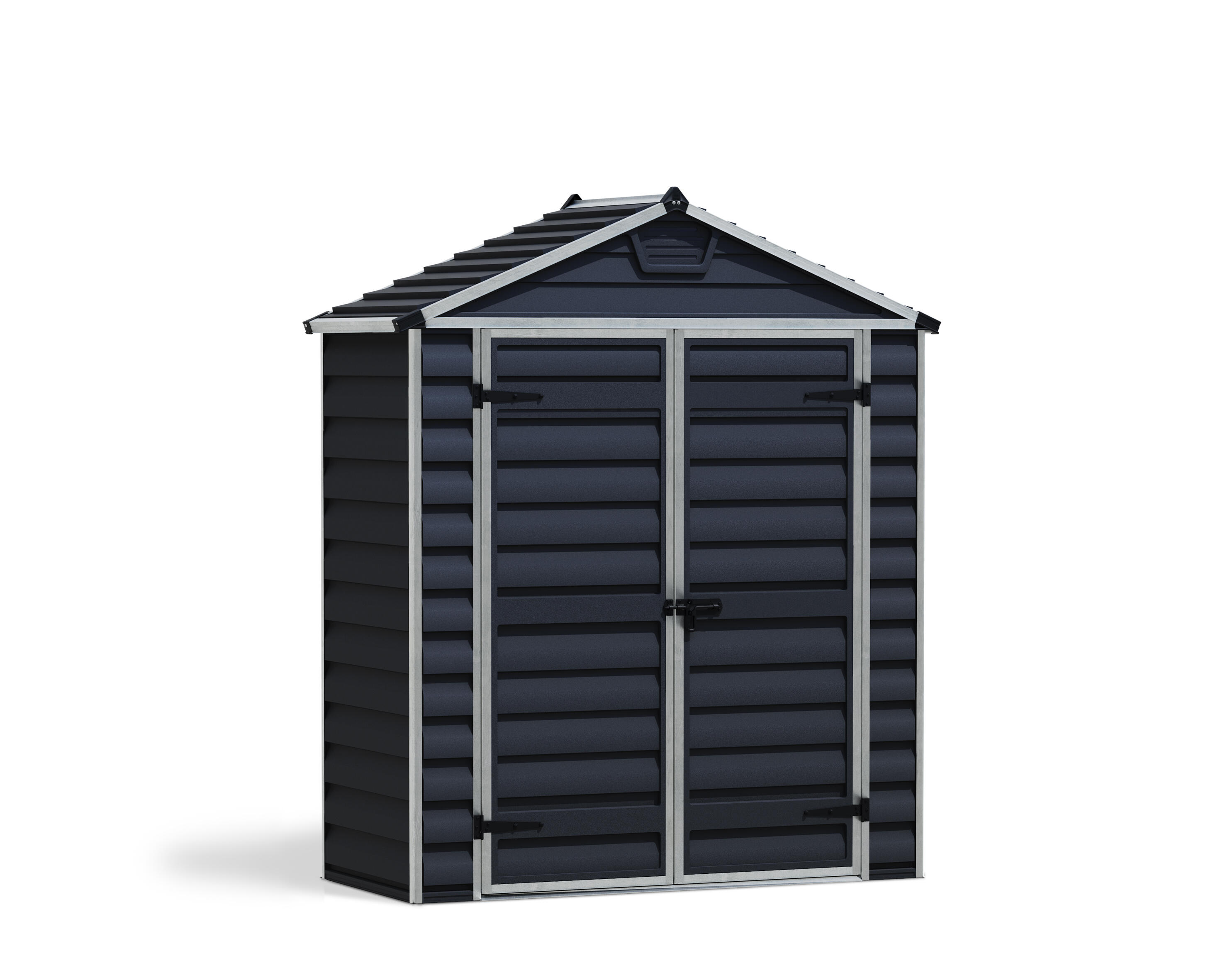 caseta de policarbonato skylight de 1854x217x902 cm y 17 m2 con 1 mm espesor y doble puerta abatible canopia by palram