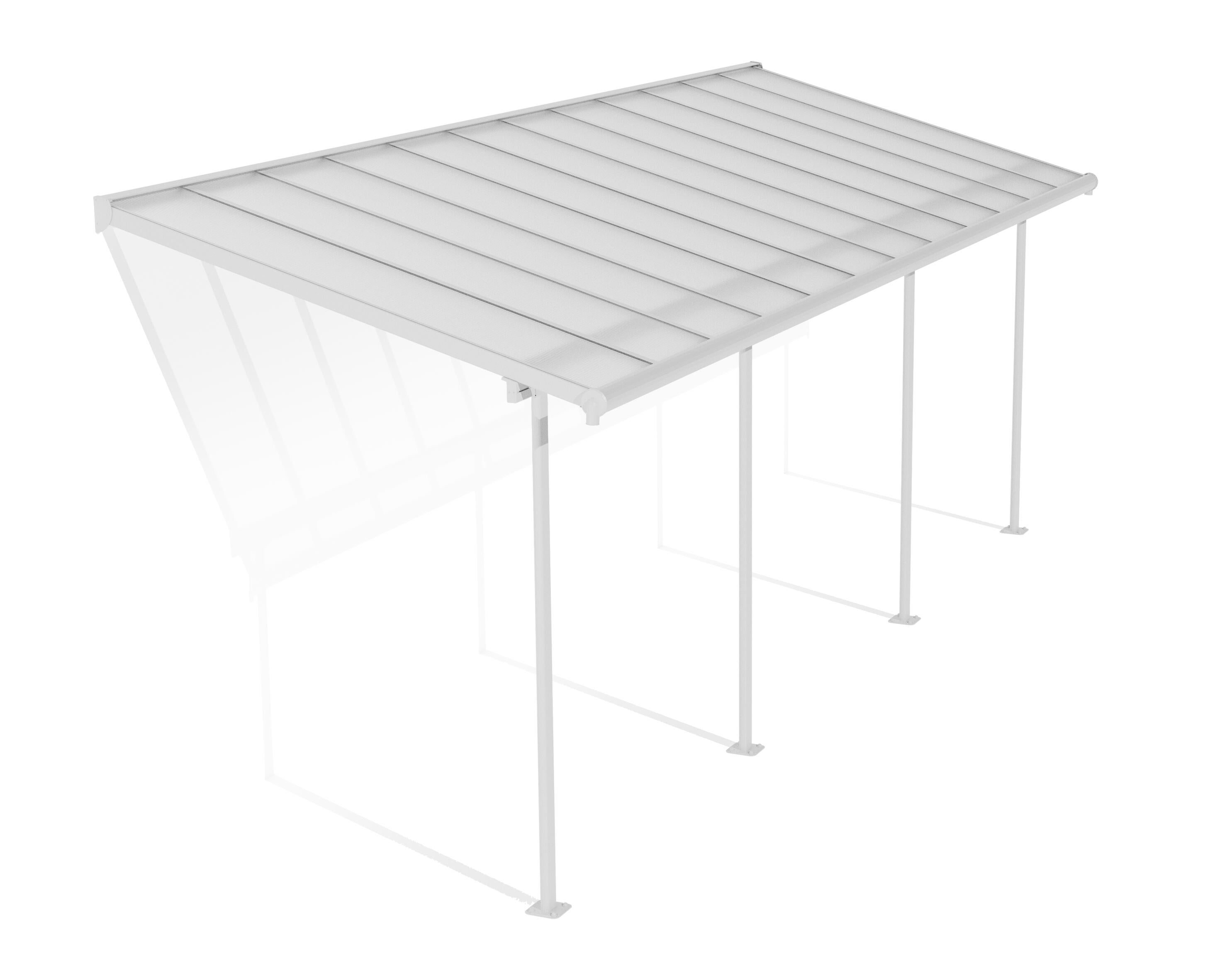 Pérgola de aluminio 224x370 cm
