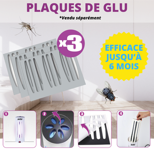 Répulsif à Ultrasons Contre Les Nuisibles Pour Intérieur – Pack De 2 – Couvre 140m² Par Appareil – 3 Modes – Repousse Souris, Rats, Araignées, Moustiques, Fourmis, Insectes & Mouches, PR-025 (Blanc