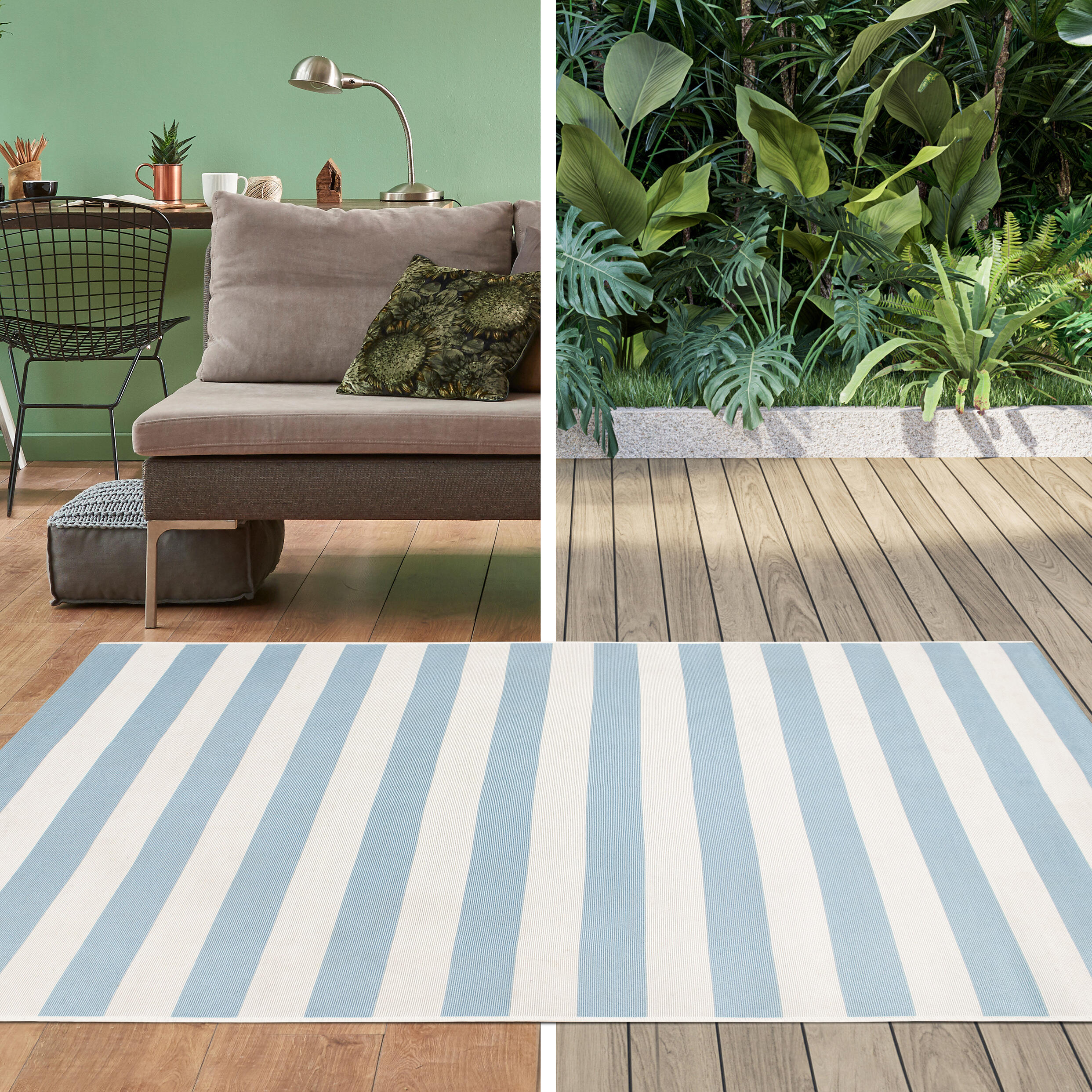 Tapis tapis rectangulaire, l.150 x L.200 cm S2-9732 - 3