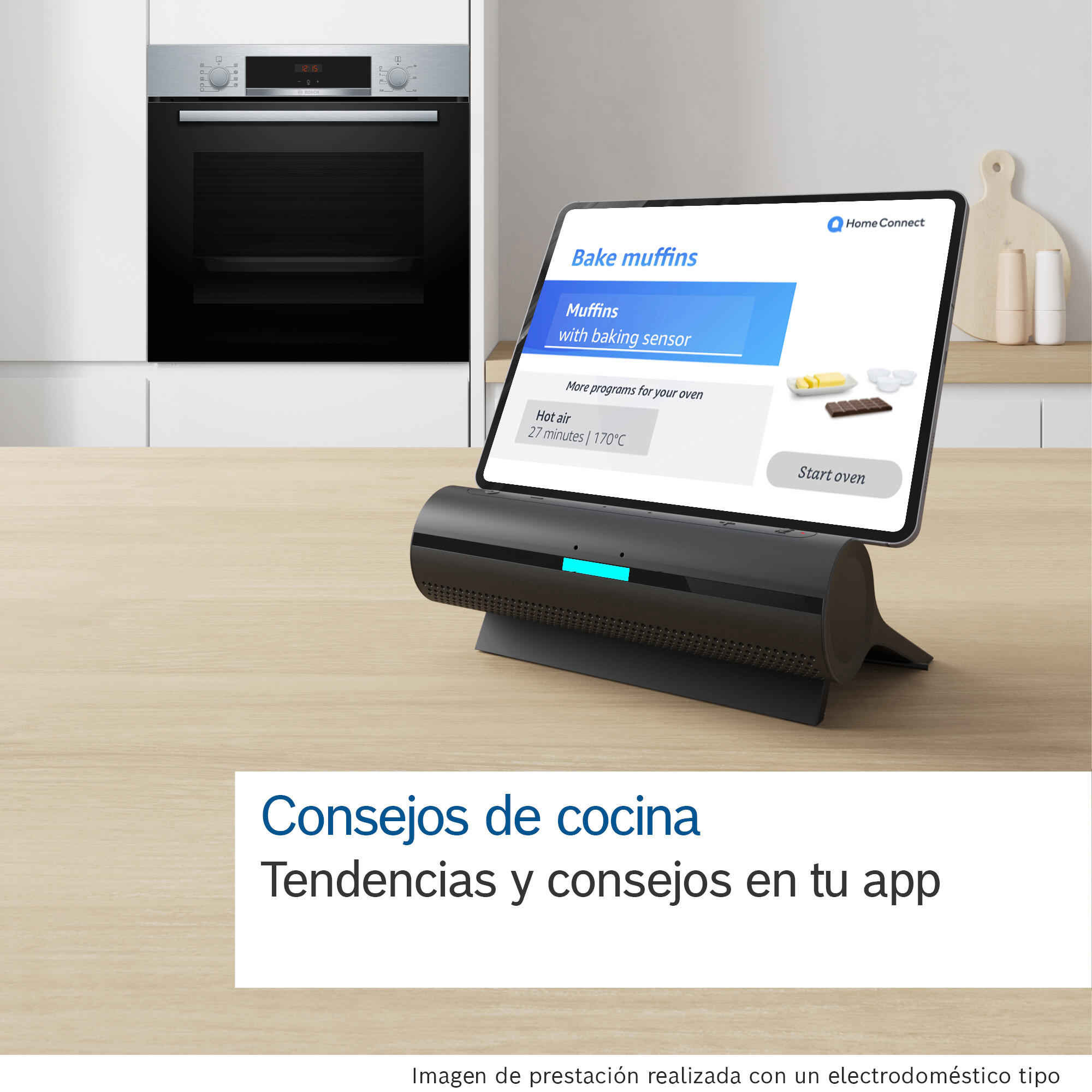 Horno BOSCH HBA514ES3 multifunción 71 litros Hidrólisis negro Clase A+ - 12