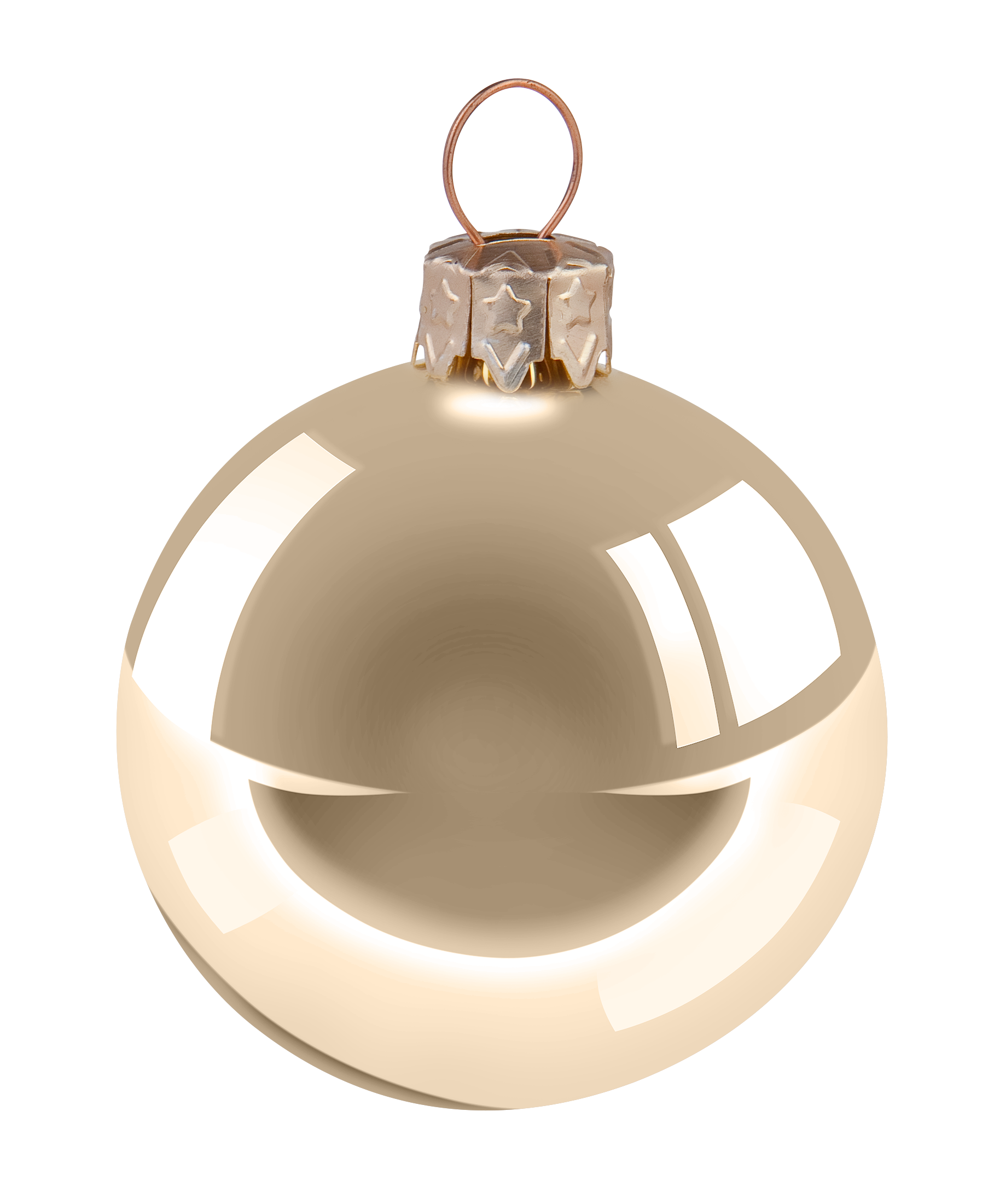 Bombki szklane 6cm 20szt. złote tuba Vitbis - 8