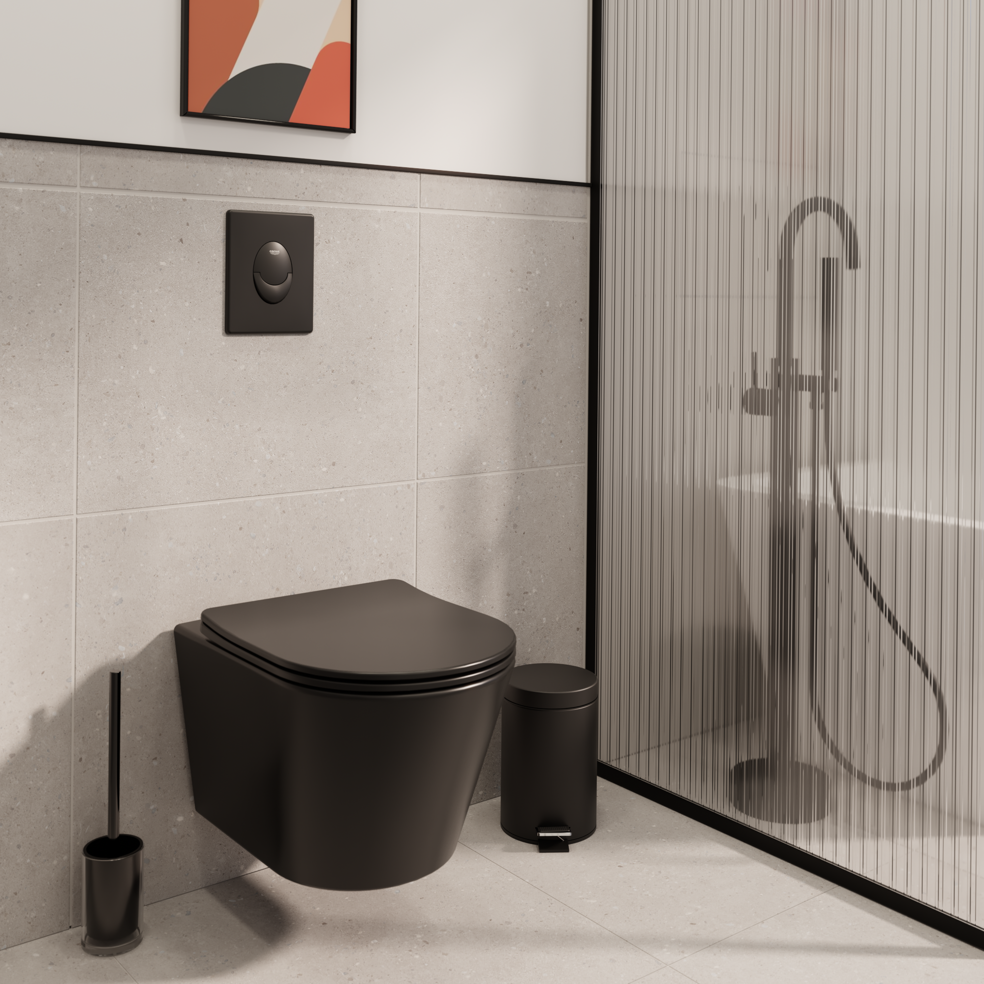 Sanita suspensa preto Studio - 3