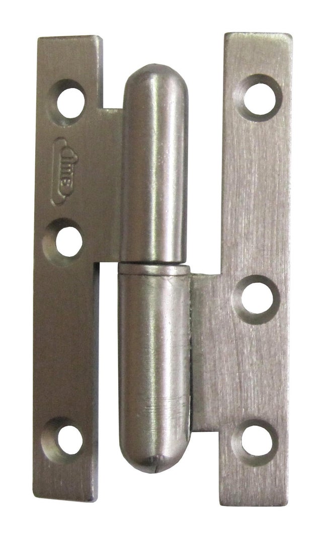 Paumelle bout rond acier zingué 80 X 45 cm droite - CHAINEY