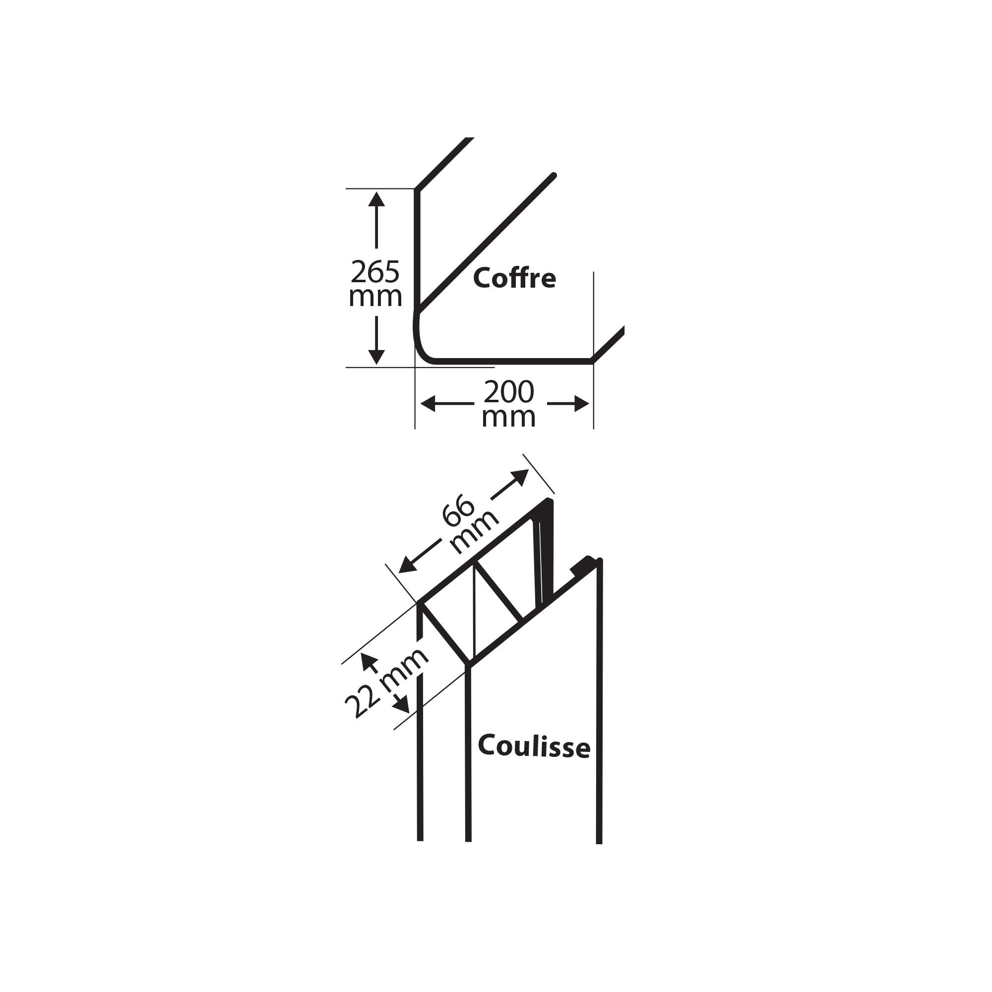 PORTE DE GARAGE A ENROULEMENT FIRST2 H200 X L240 CM GRISE - 5