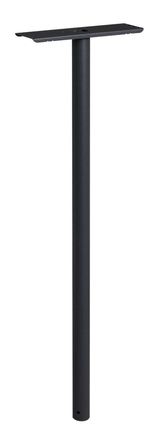 Pied de boîte aux lettres cylindrique noir Haut.1,1 m Diam.4,5 cm - DECAYEUX