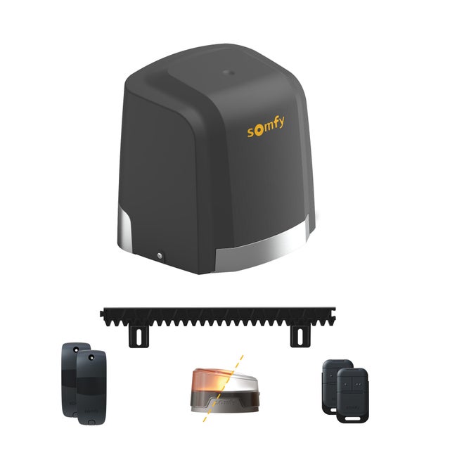 Moteur de portail coulissant à crémaillère SLIDYMOOVE300 - SOMFY