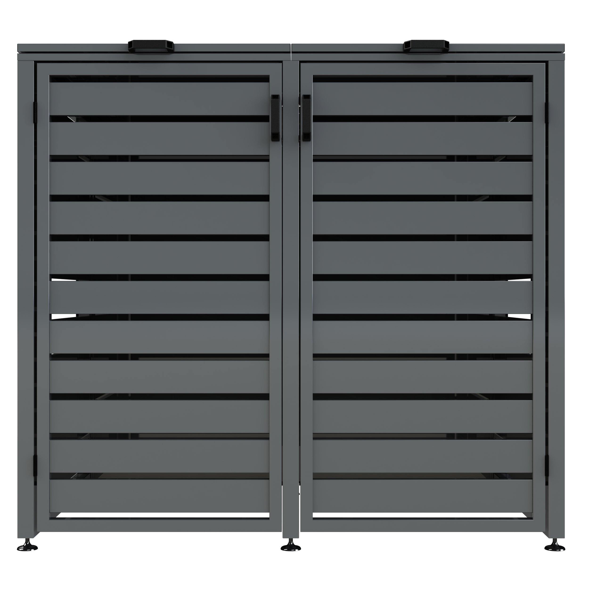 Wiata śmietnikowa 2-segmentowa 120x100x46 cm Polargos