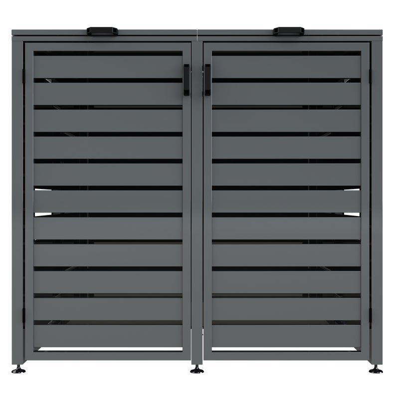 Wiata śmietnikowa 2-segmentowa 120x100x46 cm Polargos