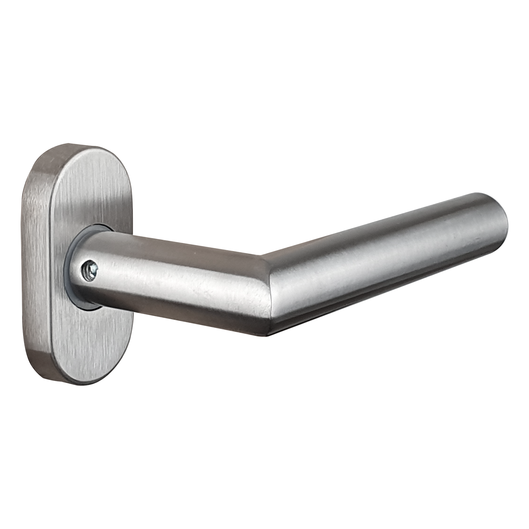 Poignée de porte sur rosace argent mat Clé I EDISON x2 - 3