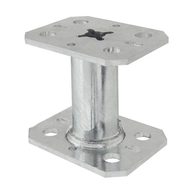 Petit pied de poteau fixe 90 x 70 x 50 mm