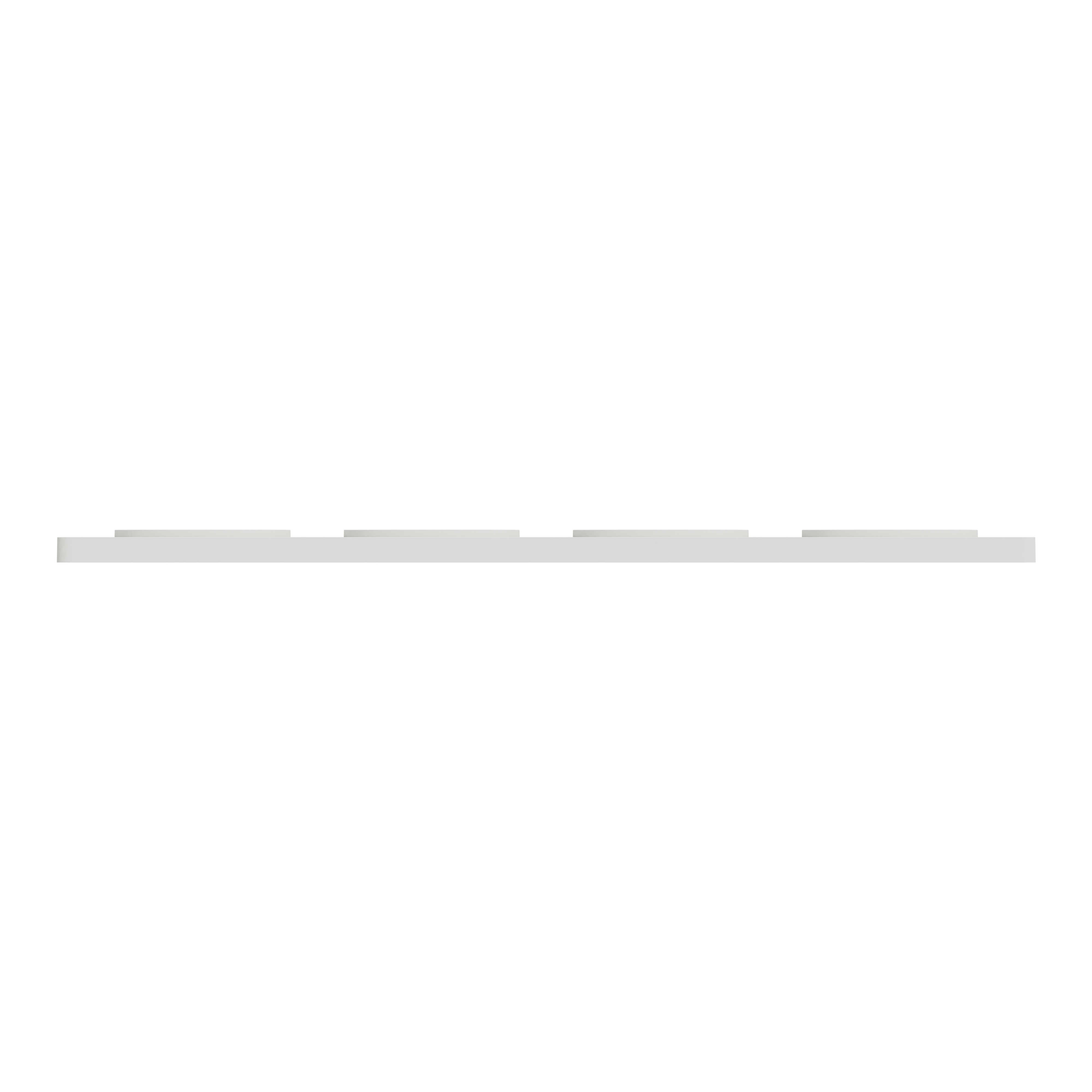 Plaque de finition 4 postes Odace Touch - SCHNEIDER ELECTRIC - 5