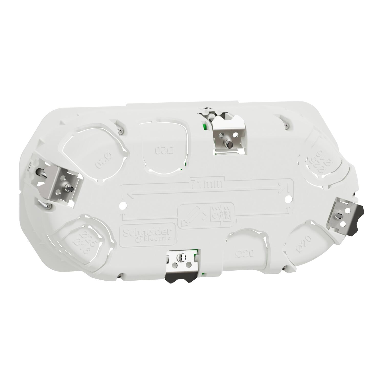Boîte d'encastrement 2 postes multifix plus - SCHNEIDER ELECTRIC - 6