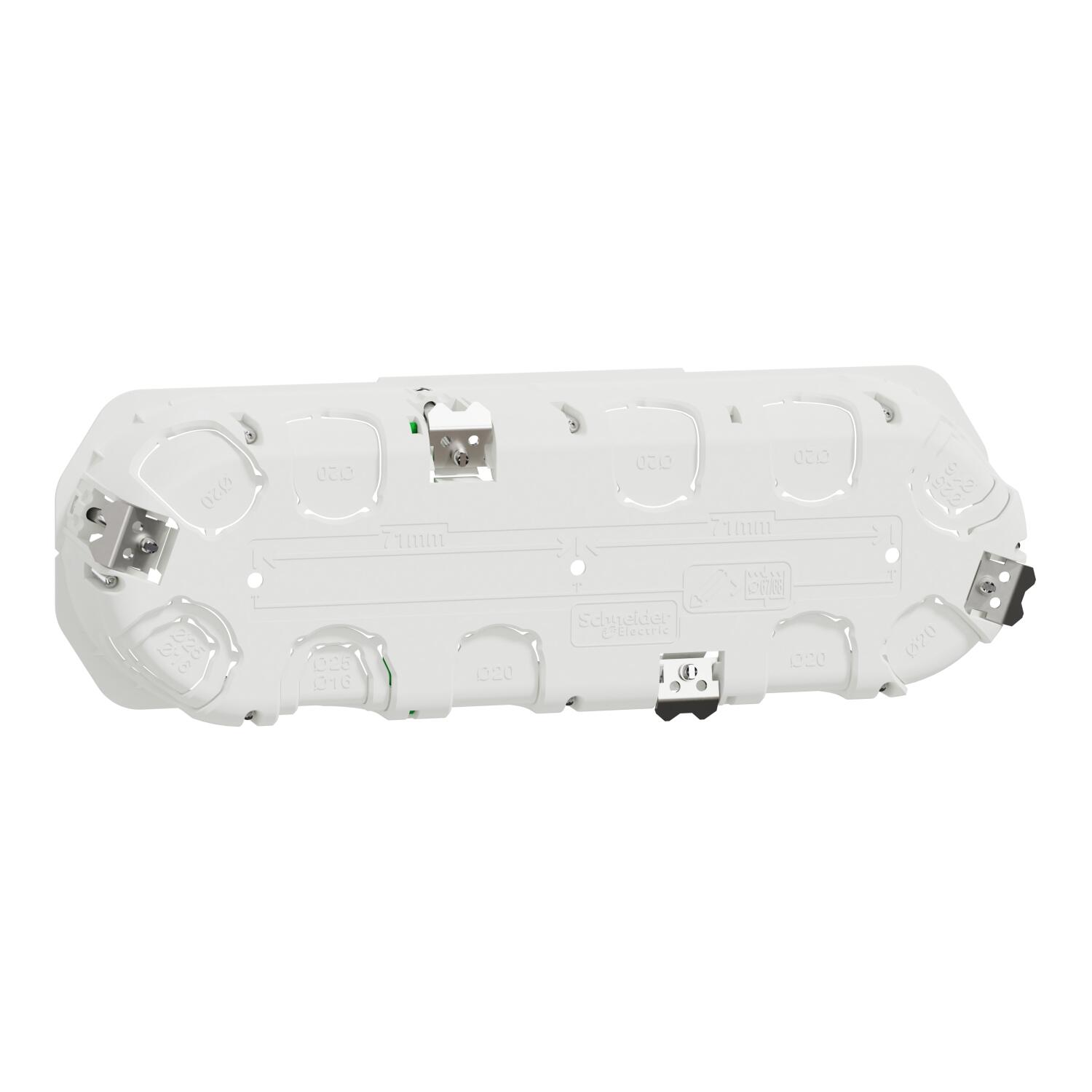Boîte d'encastrement 3 postes multifix plus - SCHNEIDER ELECTRIC - 7