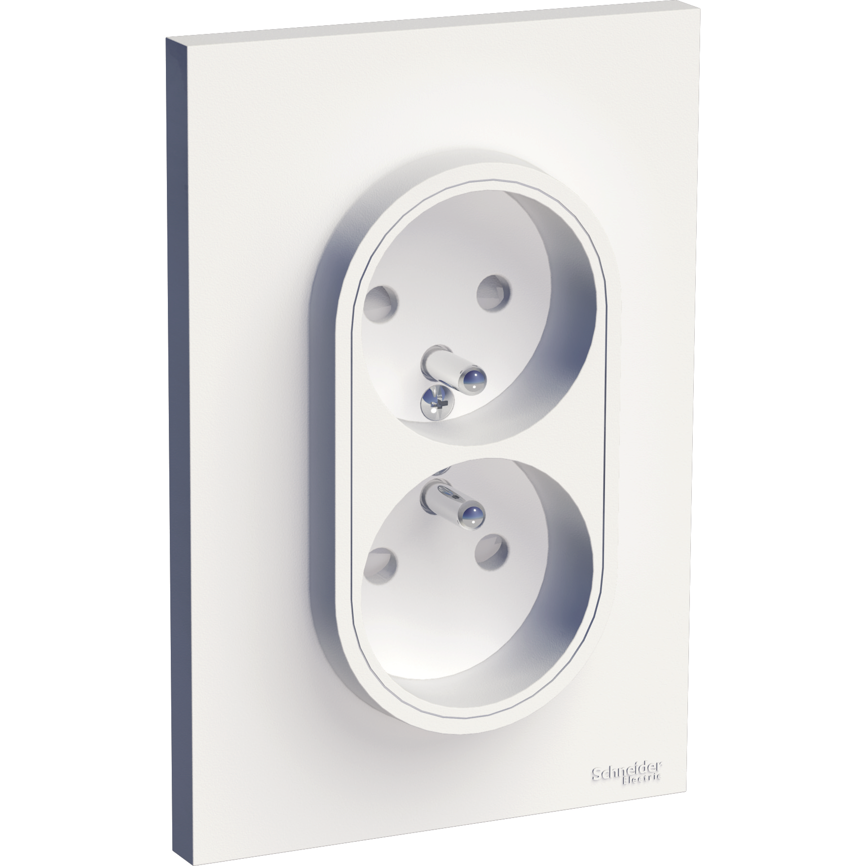 Double prise de courant 2P+T ODACE - SCHNEIDER ELECTRIC - 3