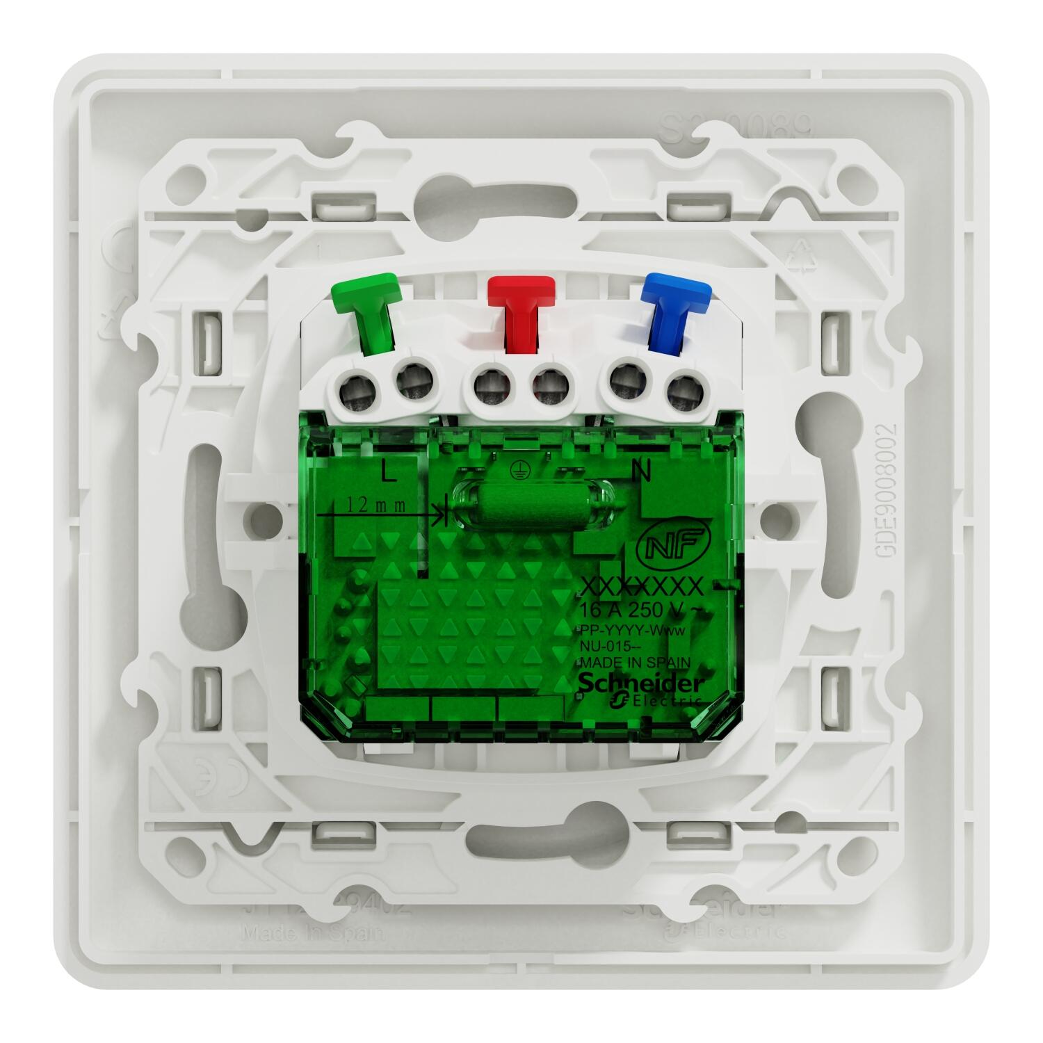 Prise électrique 2P+T + USB OVALIS 2 - SCHNEIDER ELECTRIC - 5