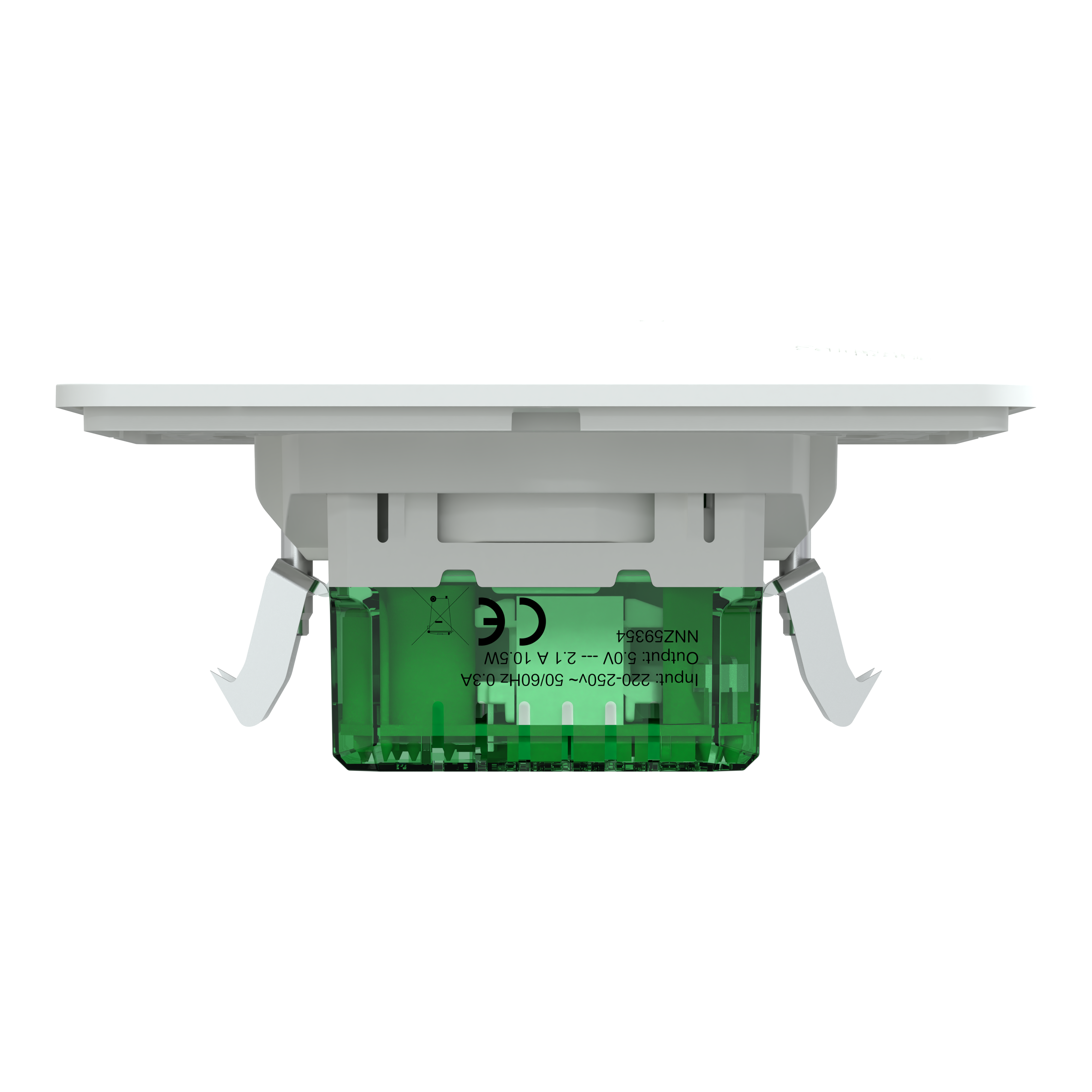 Prise électrique 2P+T + USB OVALIS 2 - SCHNEIDER ELECTRIC - 3