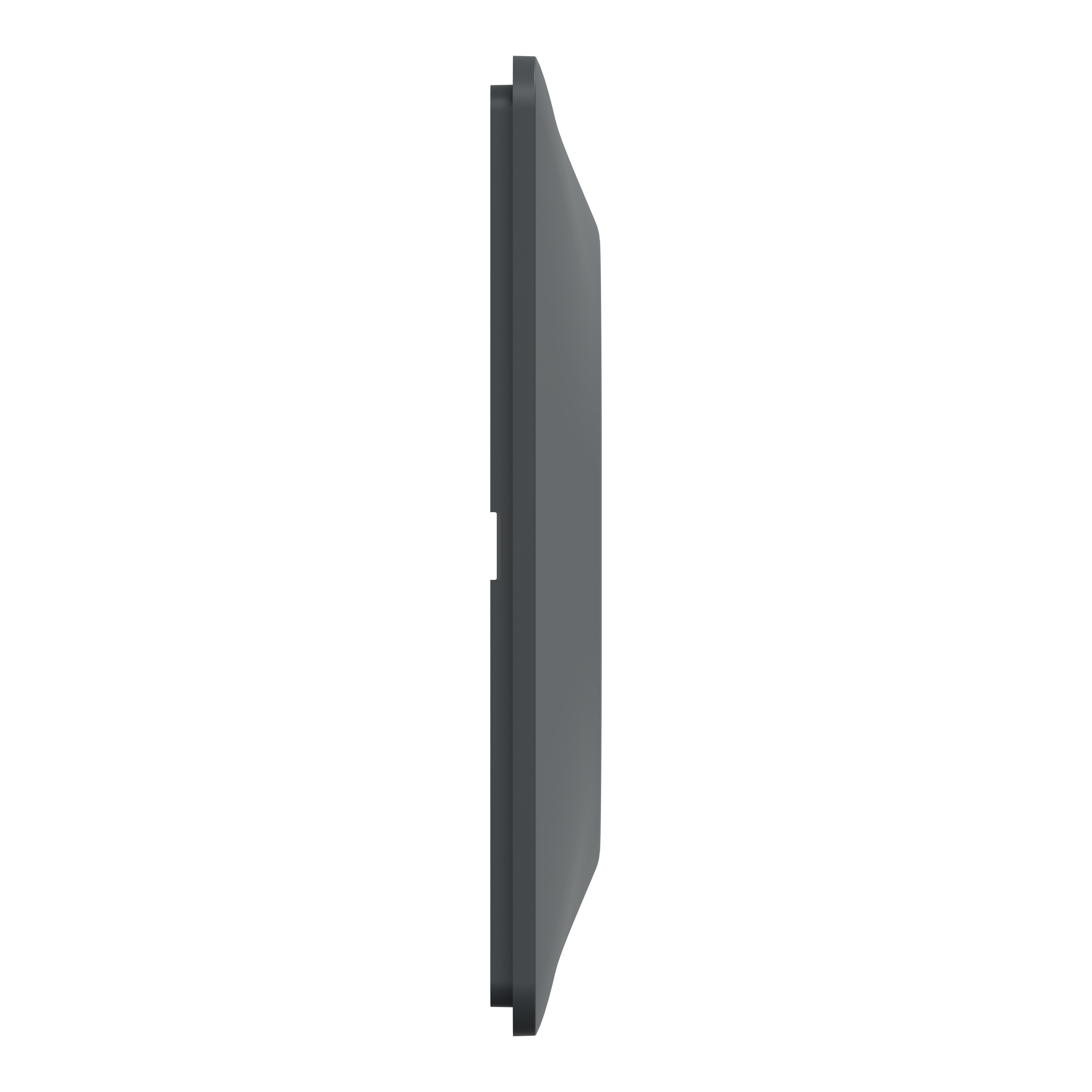 Plaque de finition 3 postes gris anthracite Ovalis - SCHNEIDER ELECTRIC - 4