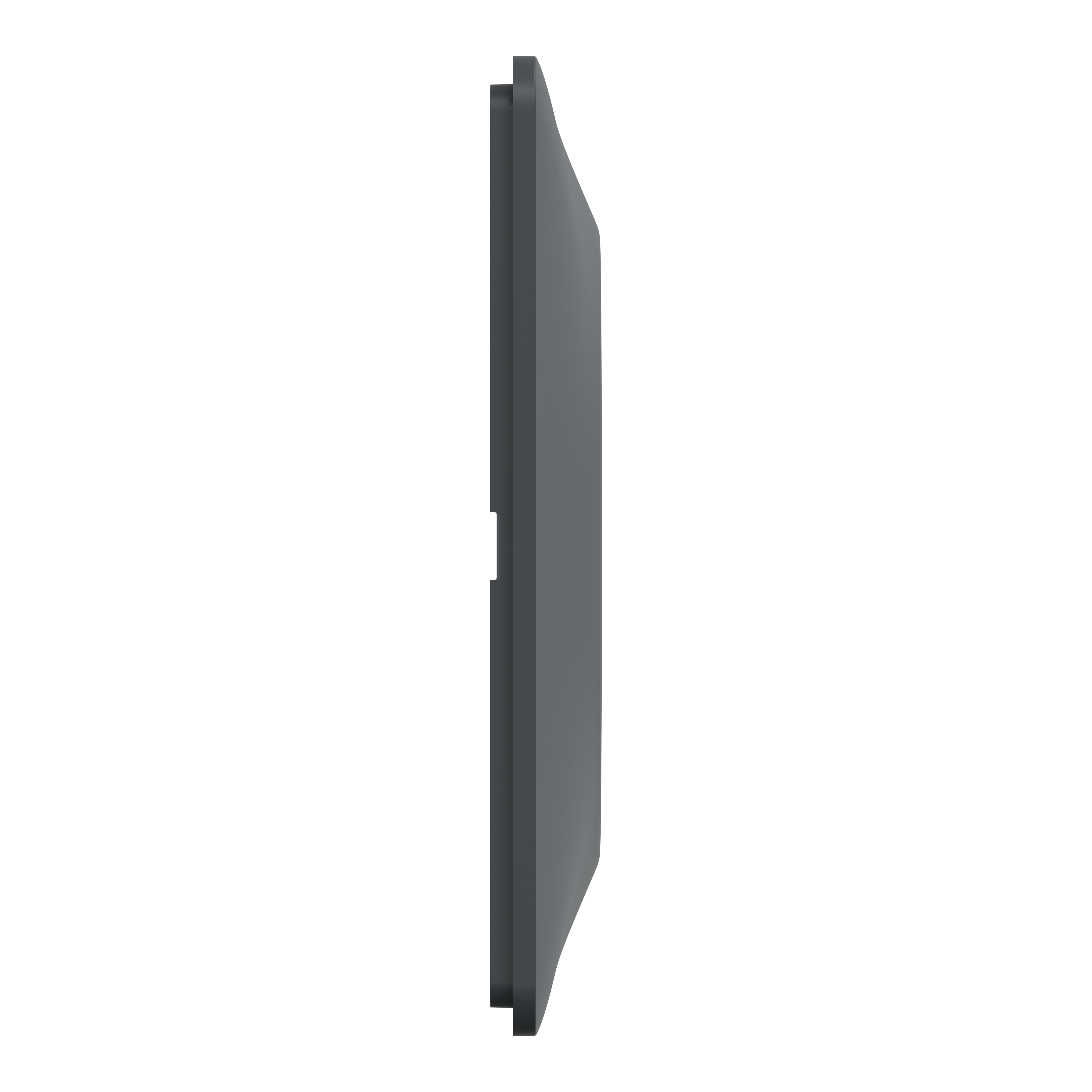 Plaque de finition 1 poste gris anthracite OVALIS - SCHNEIDER ELECTRIC - 6