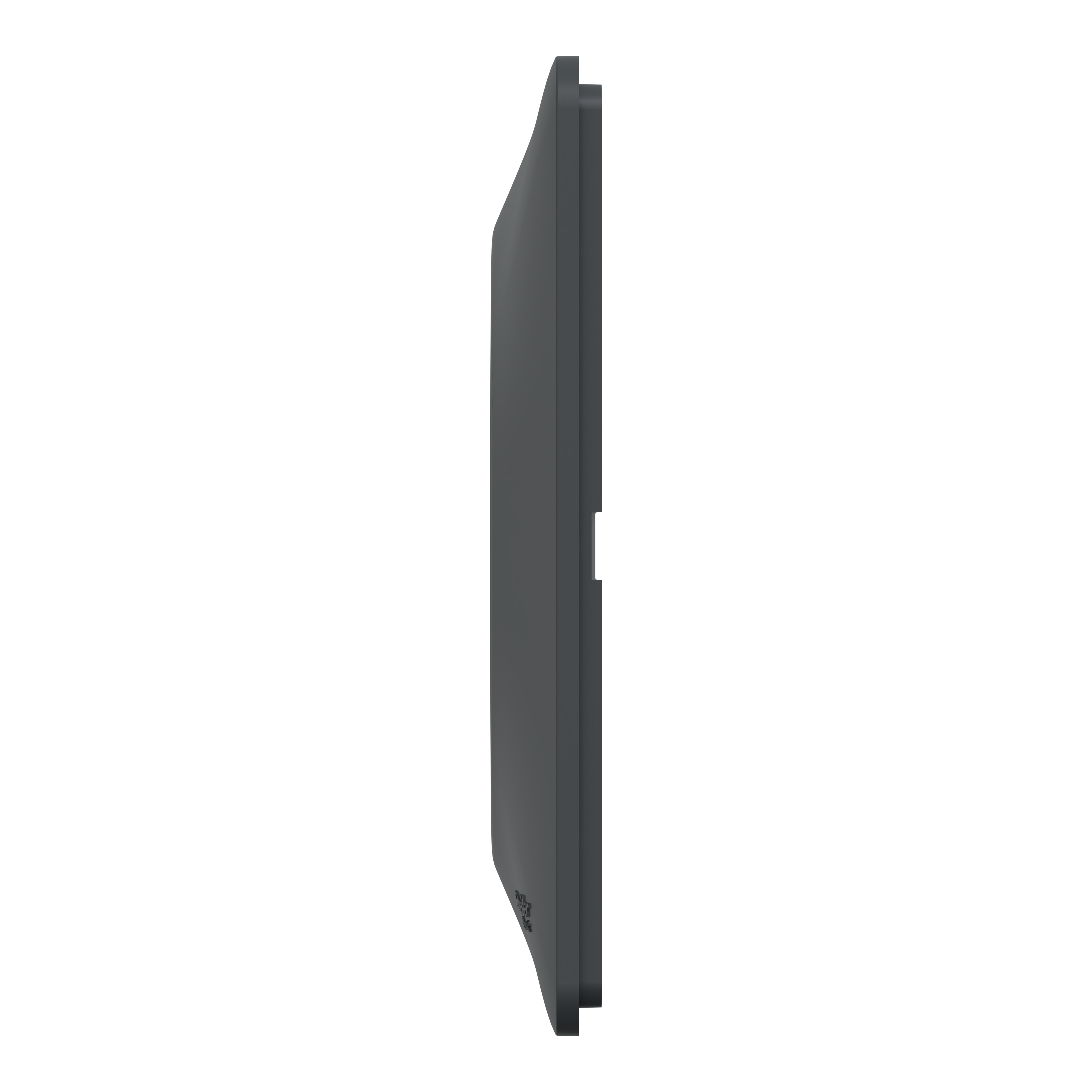 Plaque de finition 4 postes gris anthracite Ovalis - SCHNEIDER ELECTRIC - 6