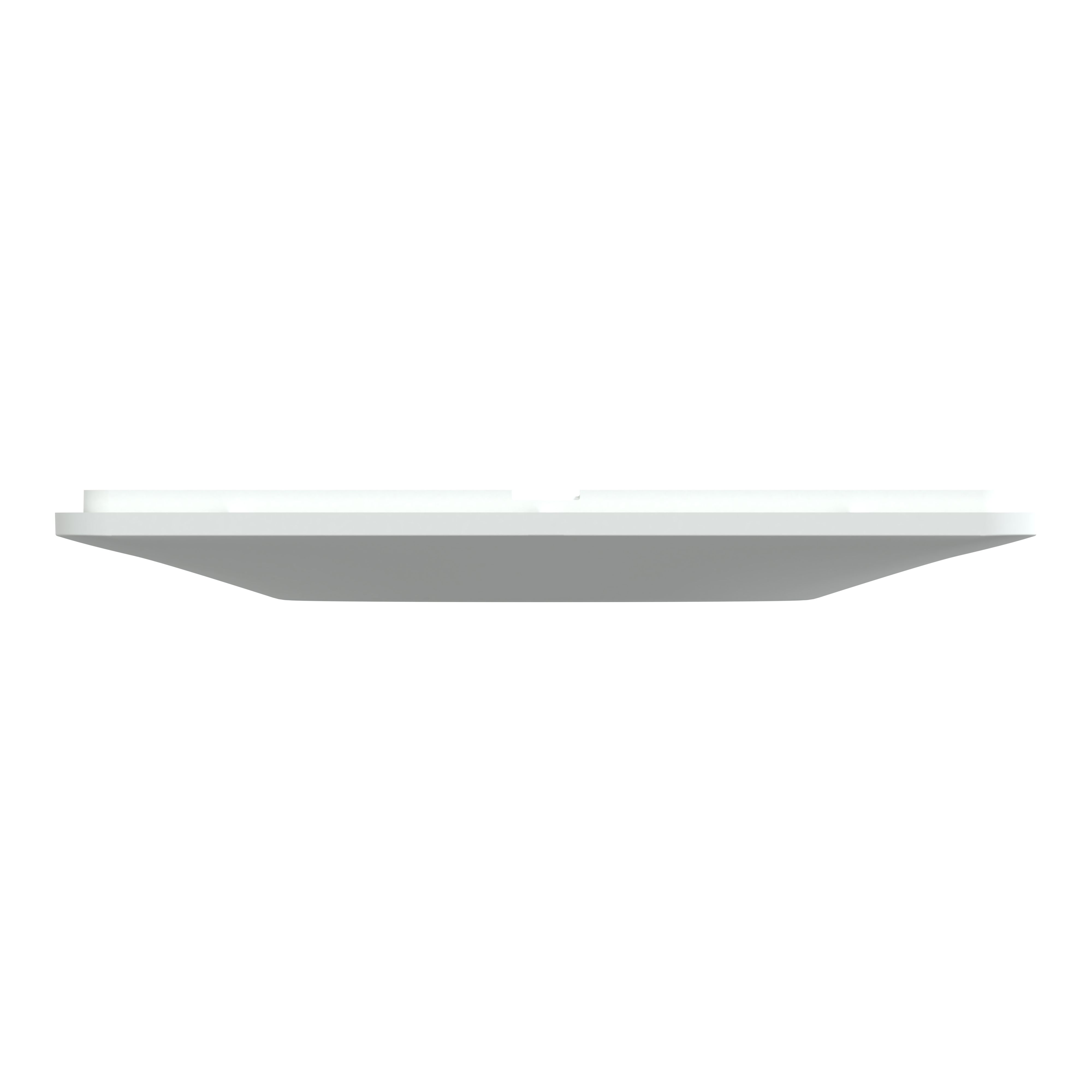 Plaque de finition 2 postes blanche Ovalis - SCHNEIDER ELECTRIC - 4