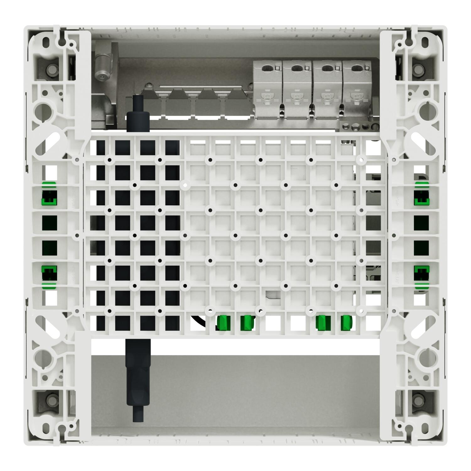 Coffret VDI Grade 3 TV 4xRJ45 cat6 - SCHNEIDER  - 7