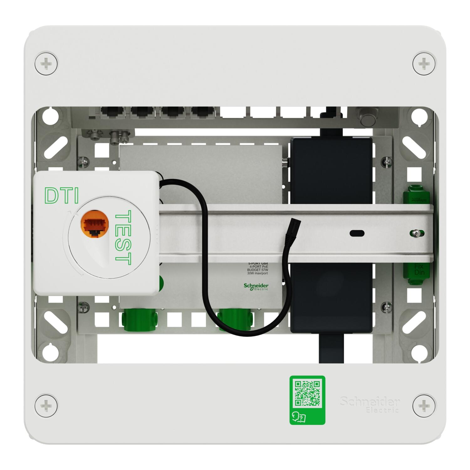 Coffret VDI Grade 3 TV 4xRJ45 cat6 - SCHNEIDER  - 2