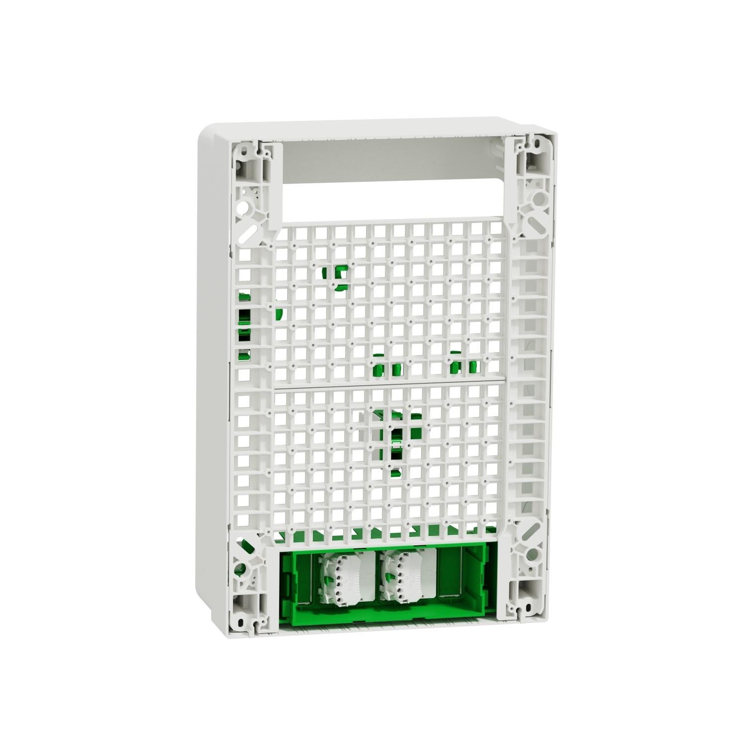 Coffret VDI Grade 3 TV Box opérateur avec 2 prises - SCHNEIDER - 3
