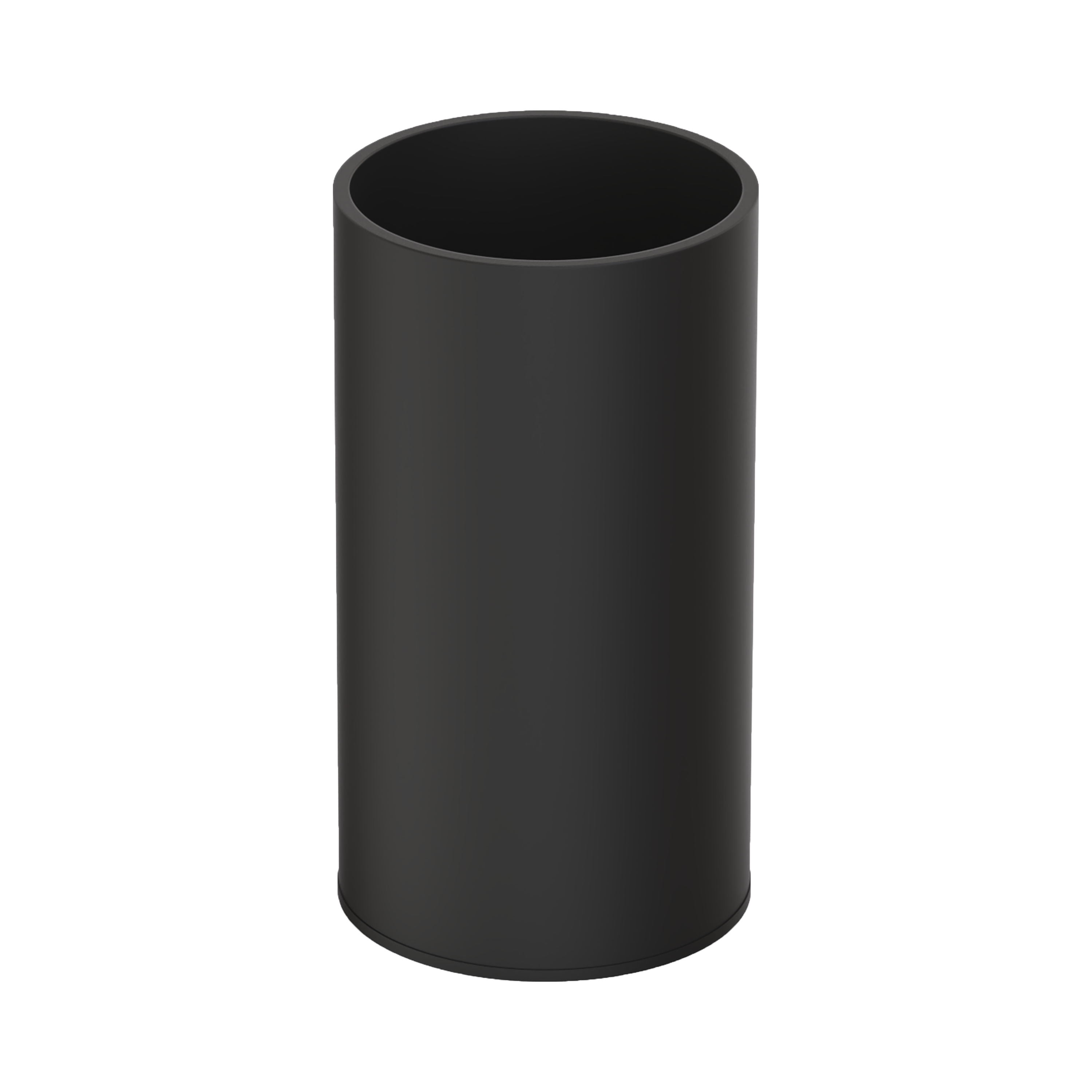 Vaso de baño essential negro mate
