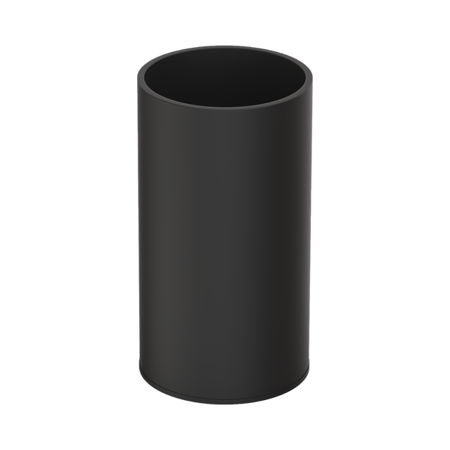 Vaso de baño Essential negro mate