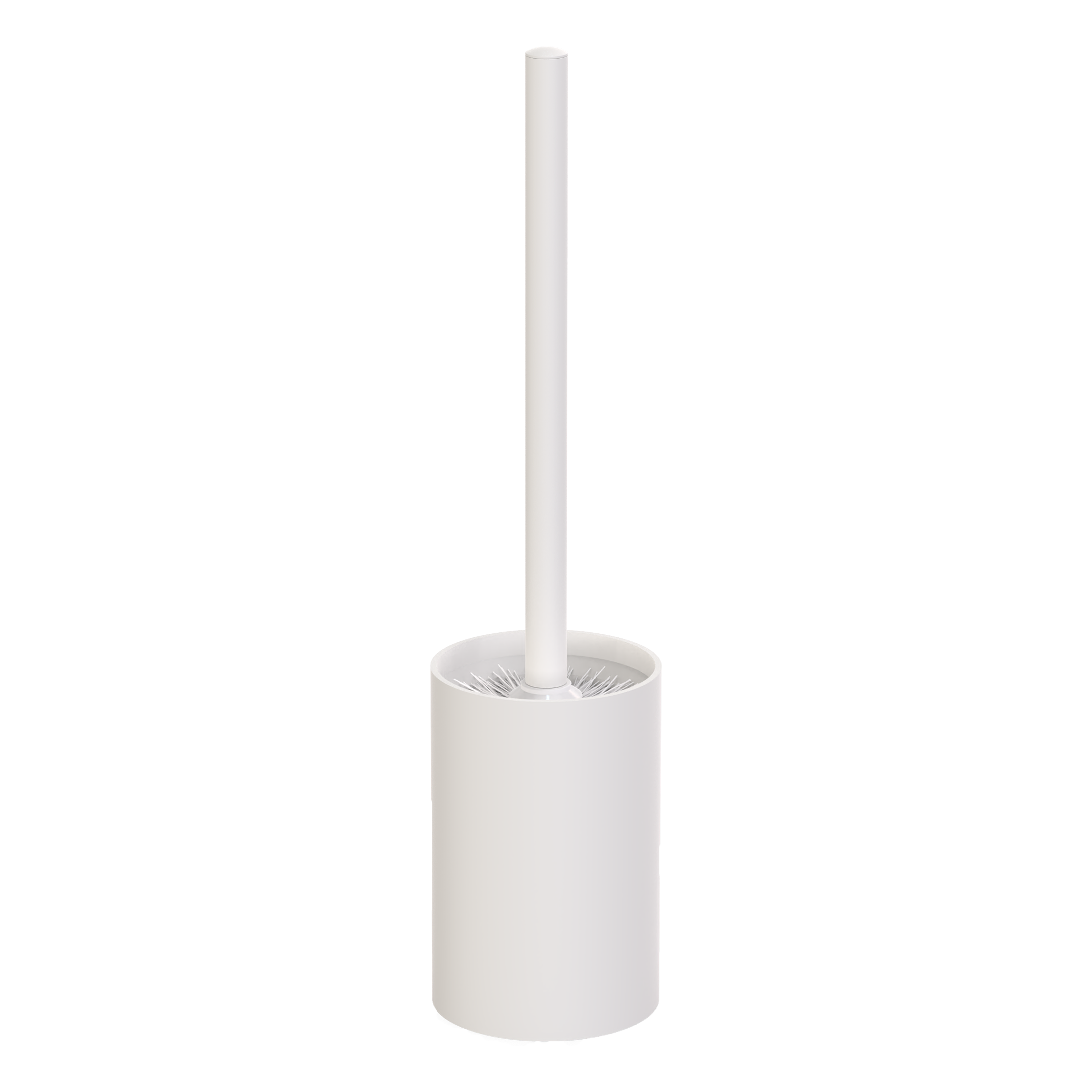 Pot avec brosse WC intégrée blanc Essential SENSEA - 4