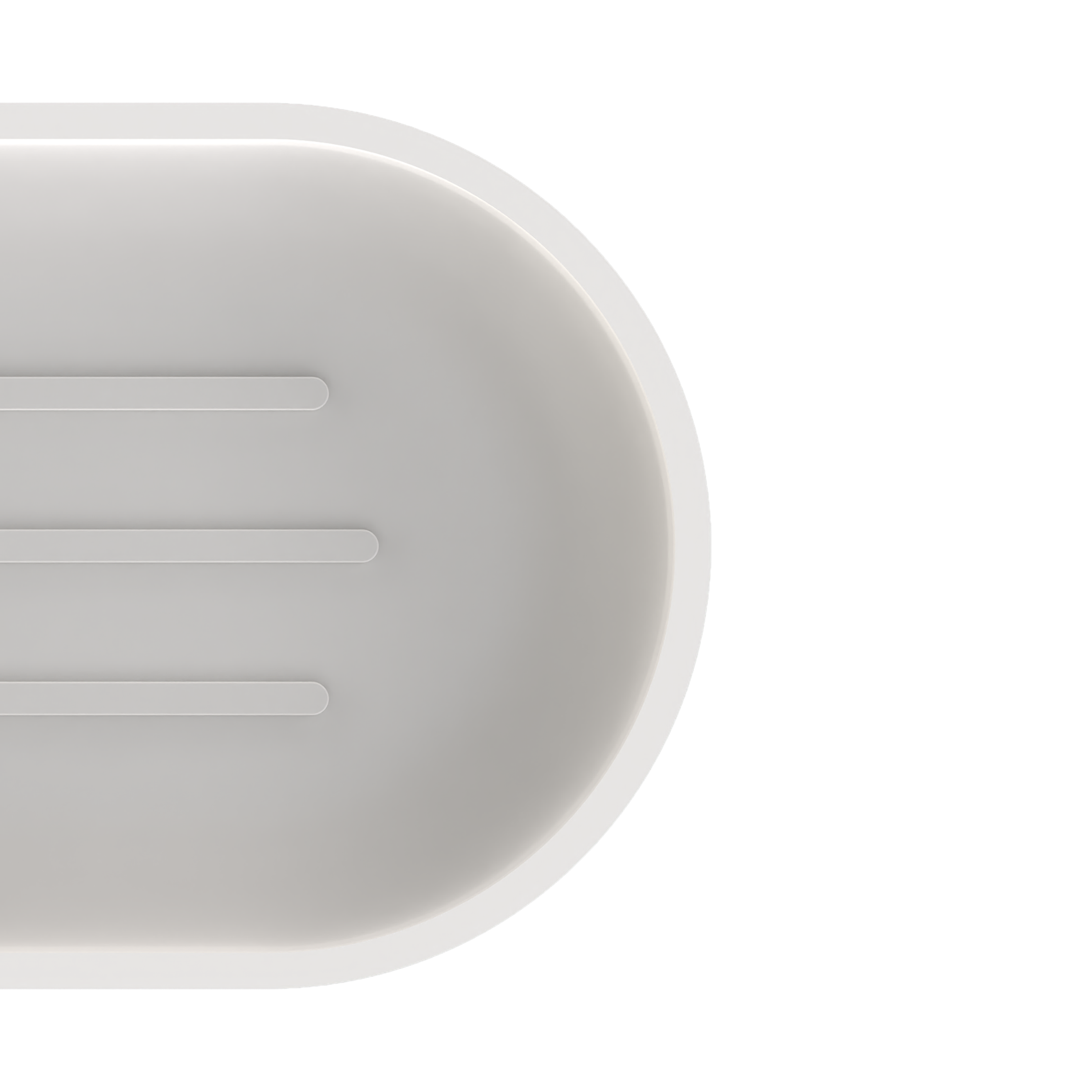 Saboneteira branco mate Sensea Essential - 5