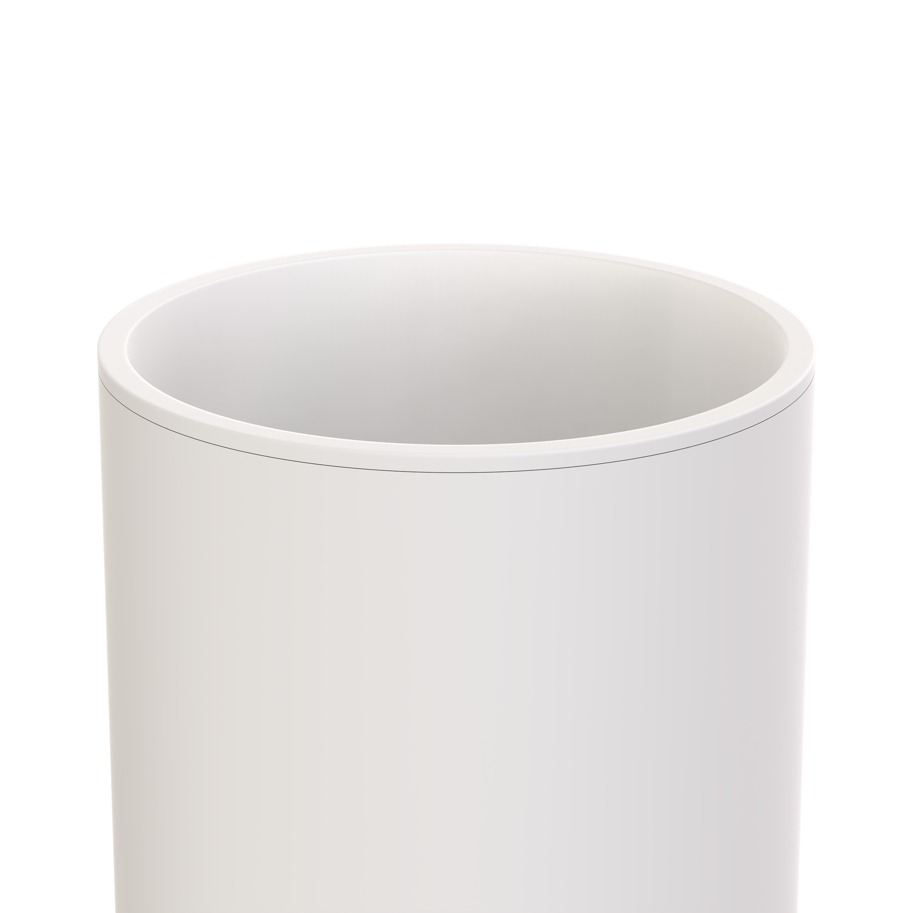 Kubek na szczoteczki do zębów biały mat Essential Sensea - 2