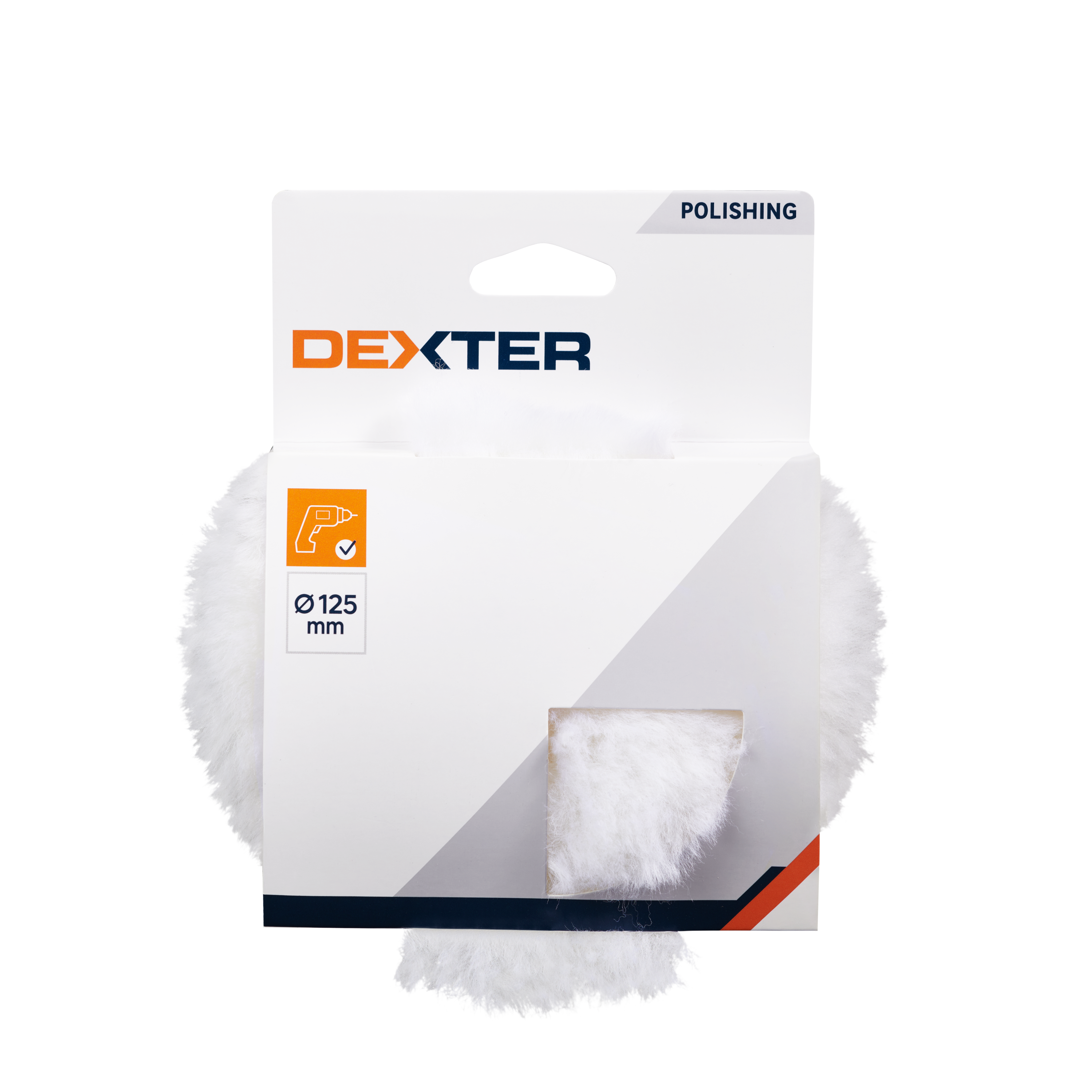 Boina para berbequim e lixadora de tecido para polimento Easyfix 125 mm Dexter - 5