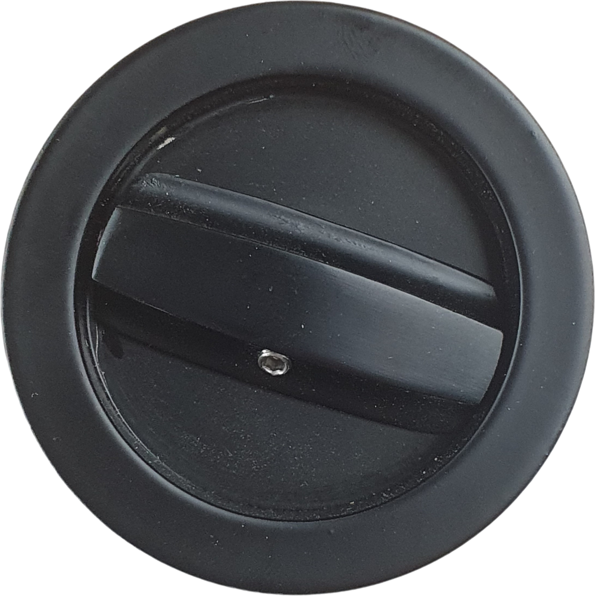 Poignée de porte coulissante ronde noir - ALPERTEC - 2