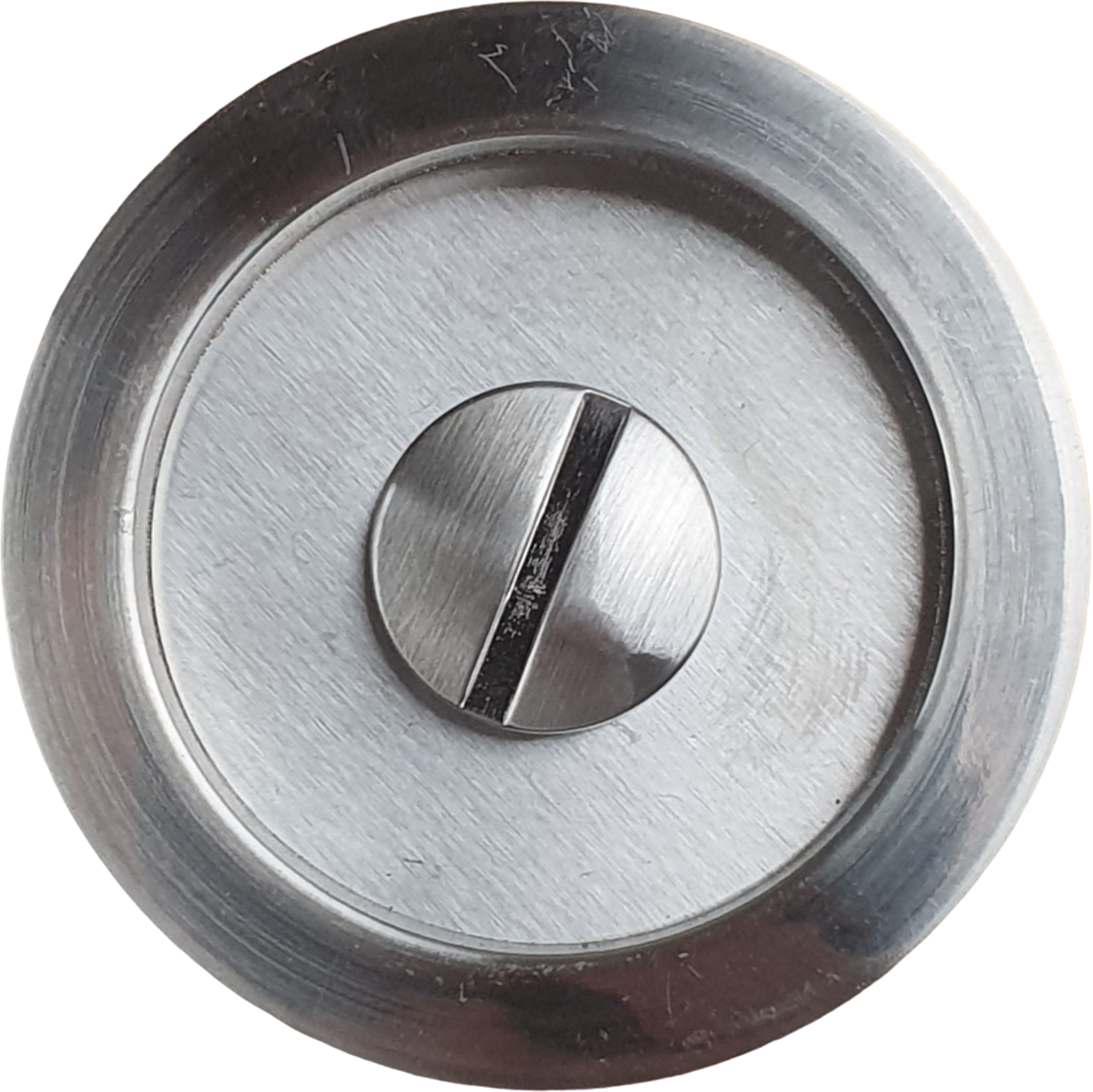 Poignée de porte coulissante ronde chromé - ALPERTEC - 5