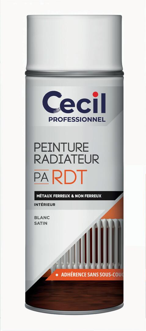 Peinture aérosol pour radiateur blanc 400 ml - CECIL PRO