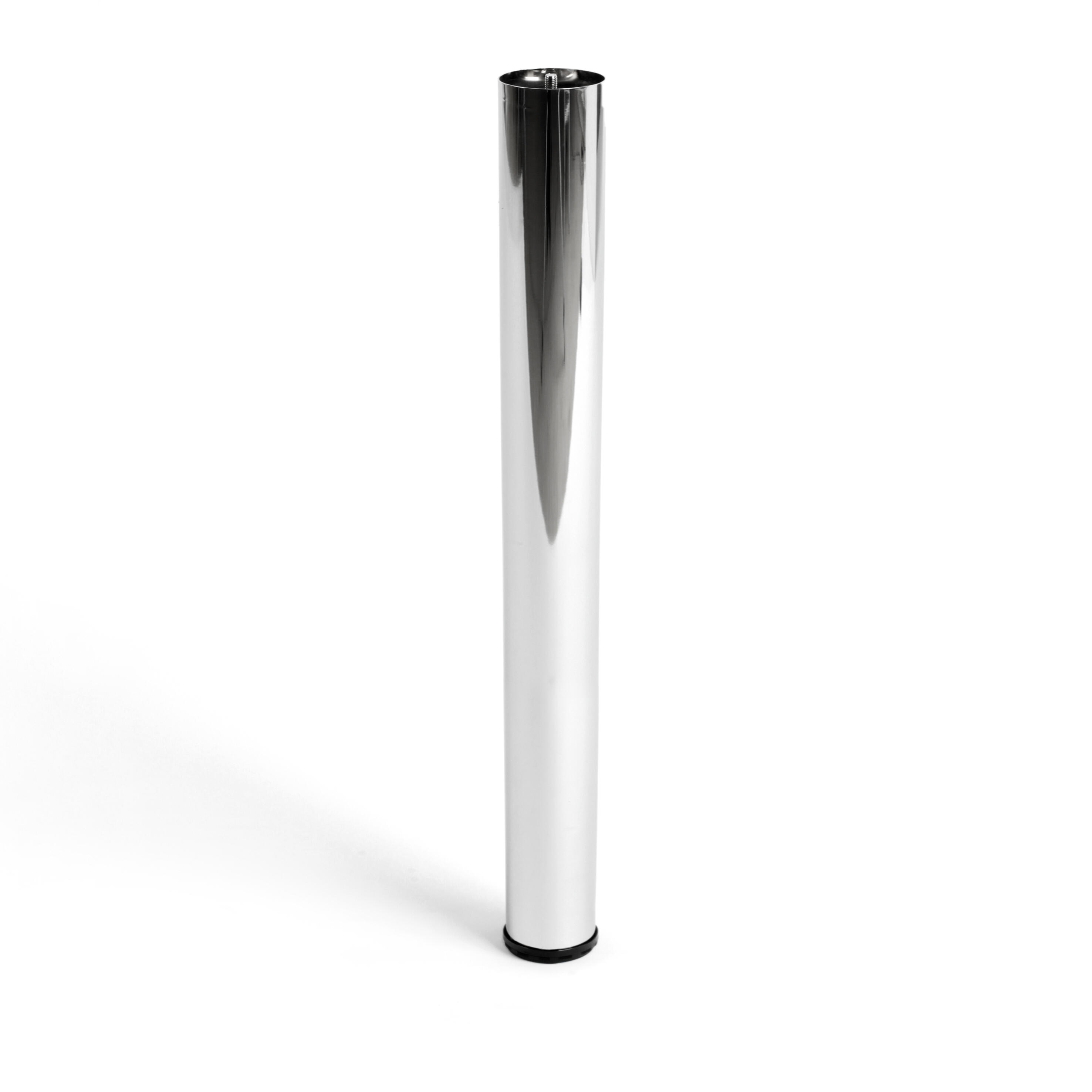 Gamba per mobili regolabile REI 2-406G.811.21 in acciaio cromato lucido ø 8 x H 110 cm - 3