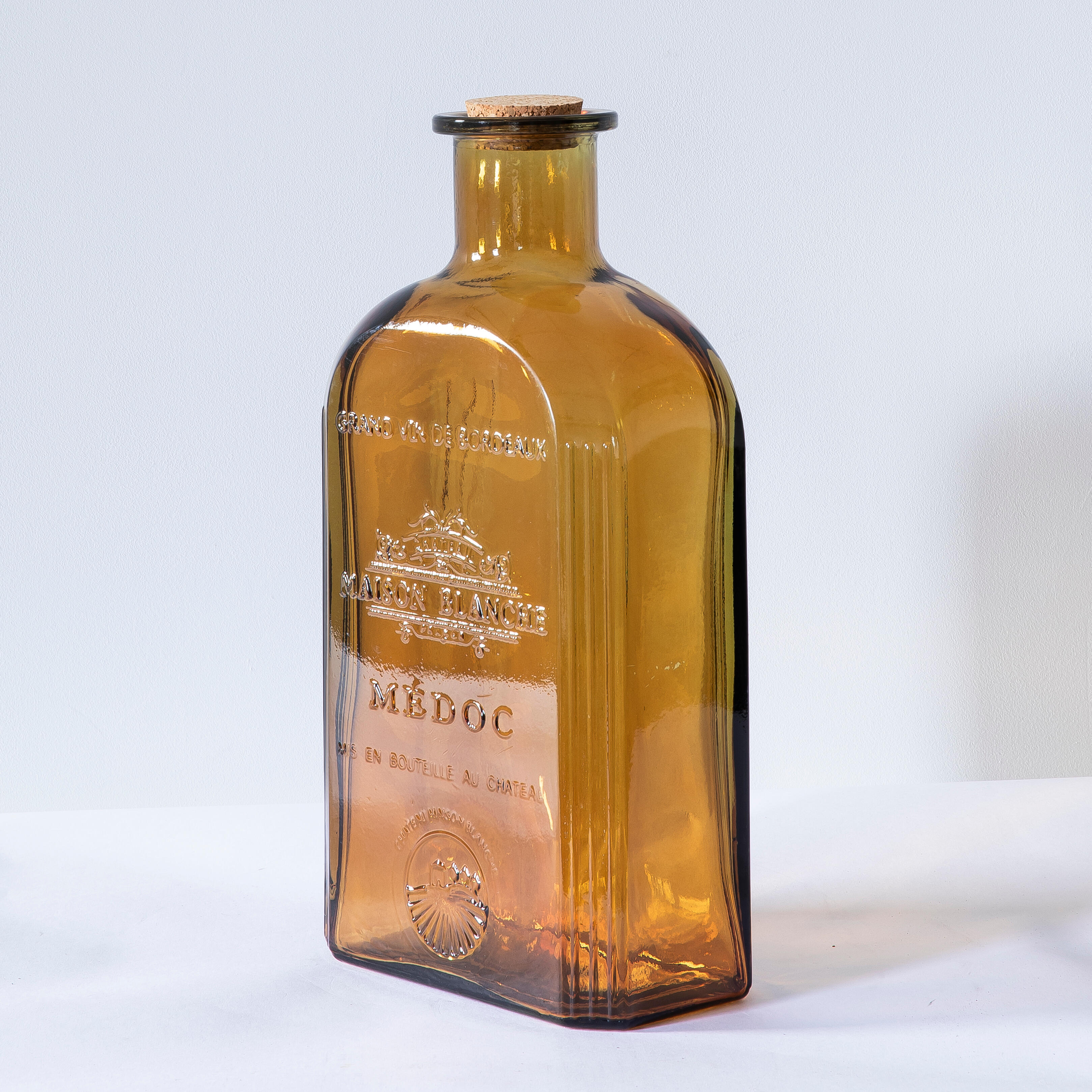 Vase bouteille Medoc, cognac l.20 x H.39 cm - 6