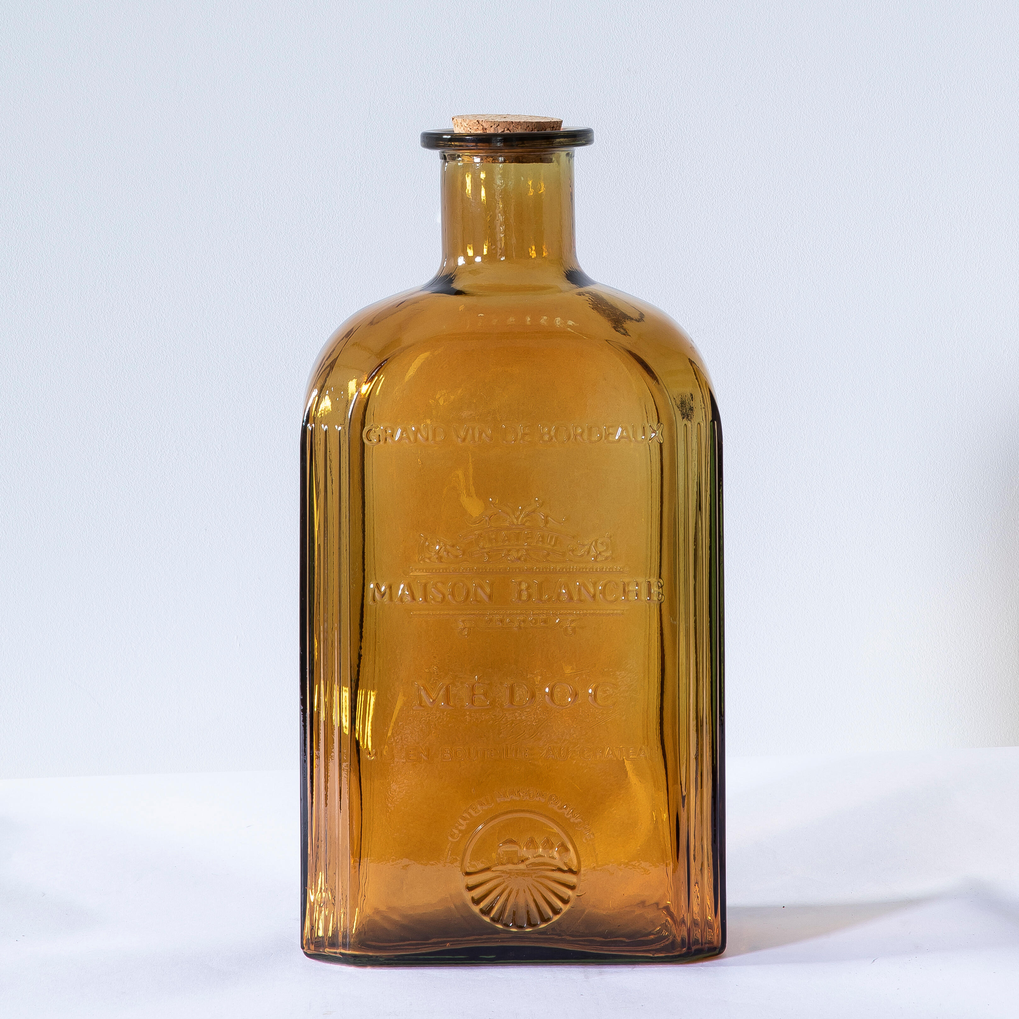 Vase bouteille Medoc, cognac l.20 x H.39 cm - 5