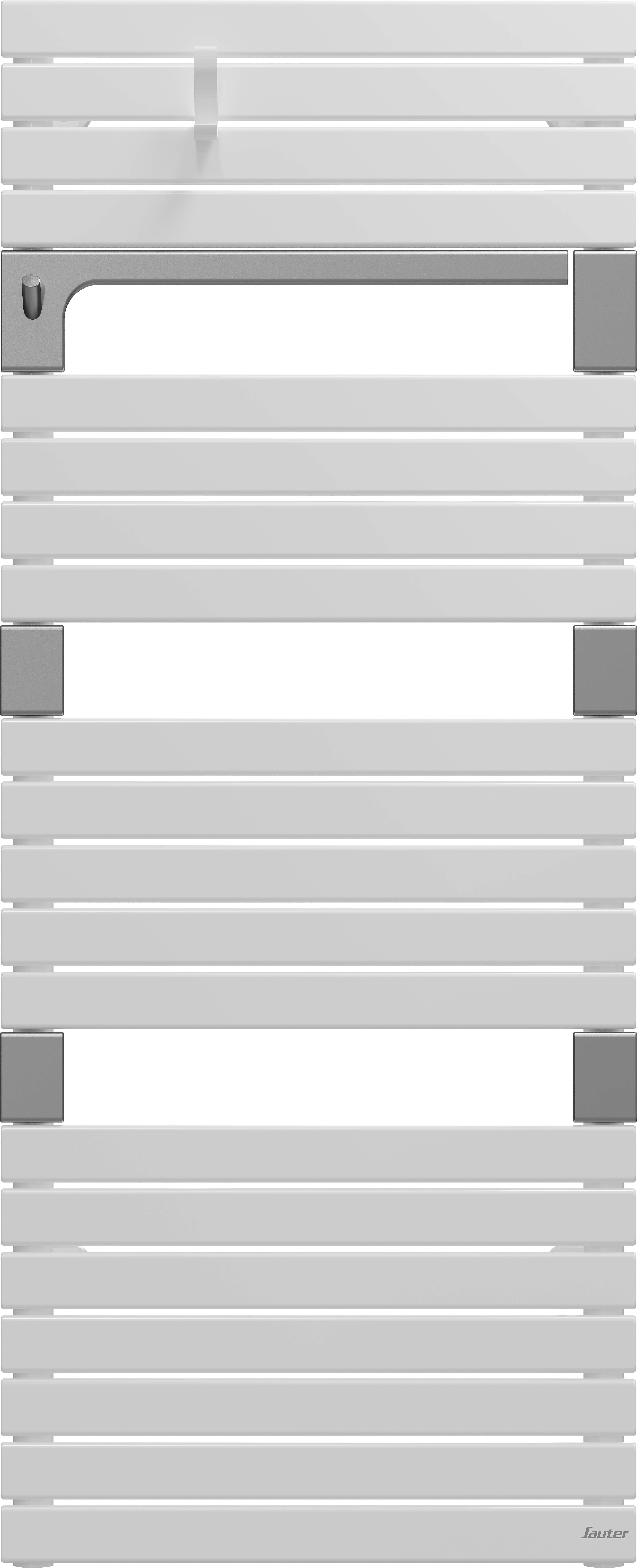 Sèche-serviettes à eau chaude eau chaude SAUTER, 715 W, H.135 x l.55 cm Asama bl - 5