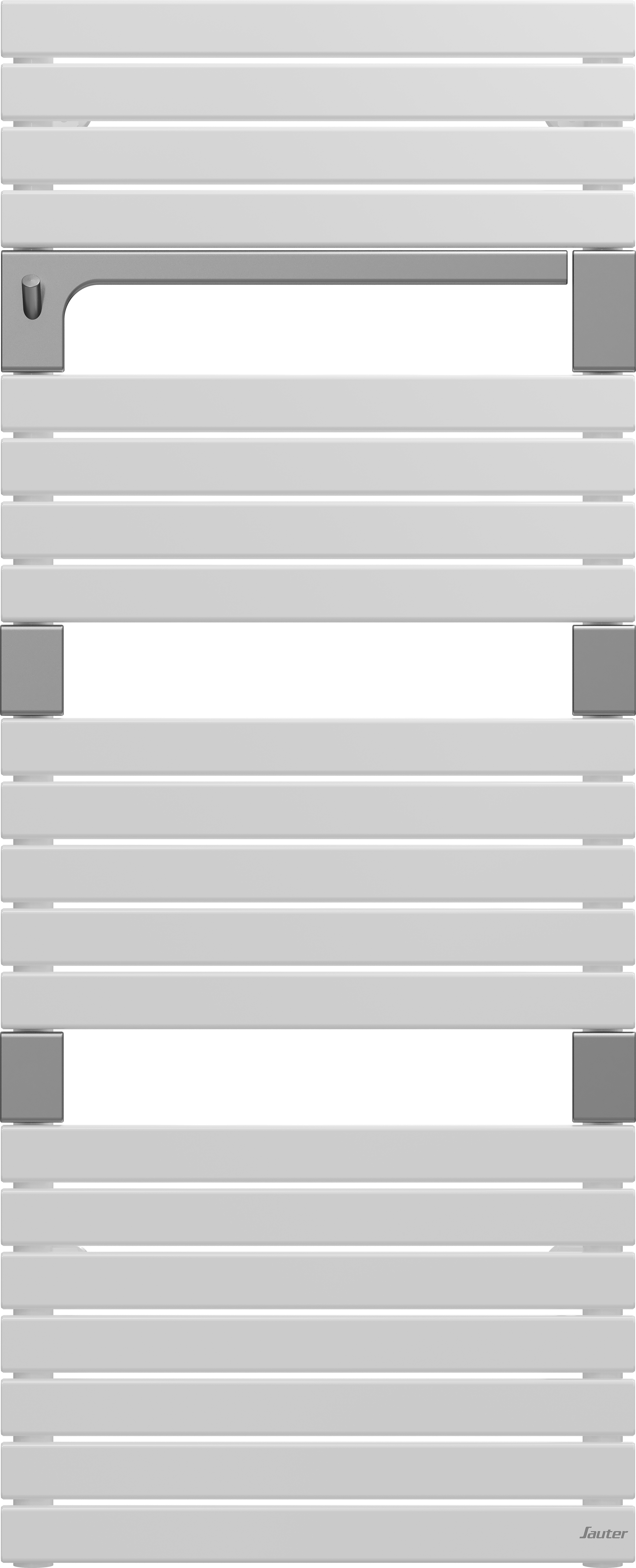 Sèche-serviettes à eau chaude eau chaude SAUTER, 715 W, H.135 x l.55 cm Asama bl - 4