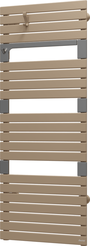 Sèche-serviettes à eau chaude eau chaude SAUTER, 715 W, H.135 x l.55 cm Asama ca