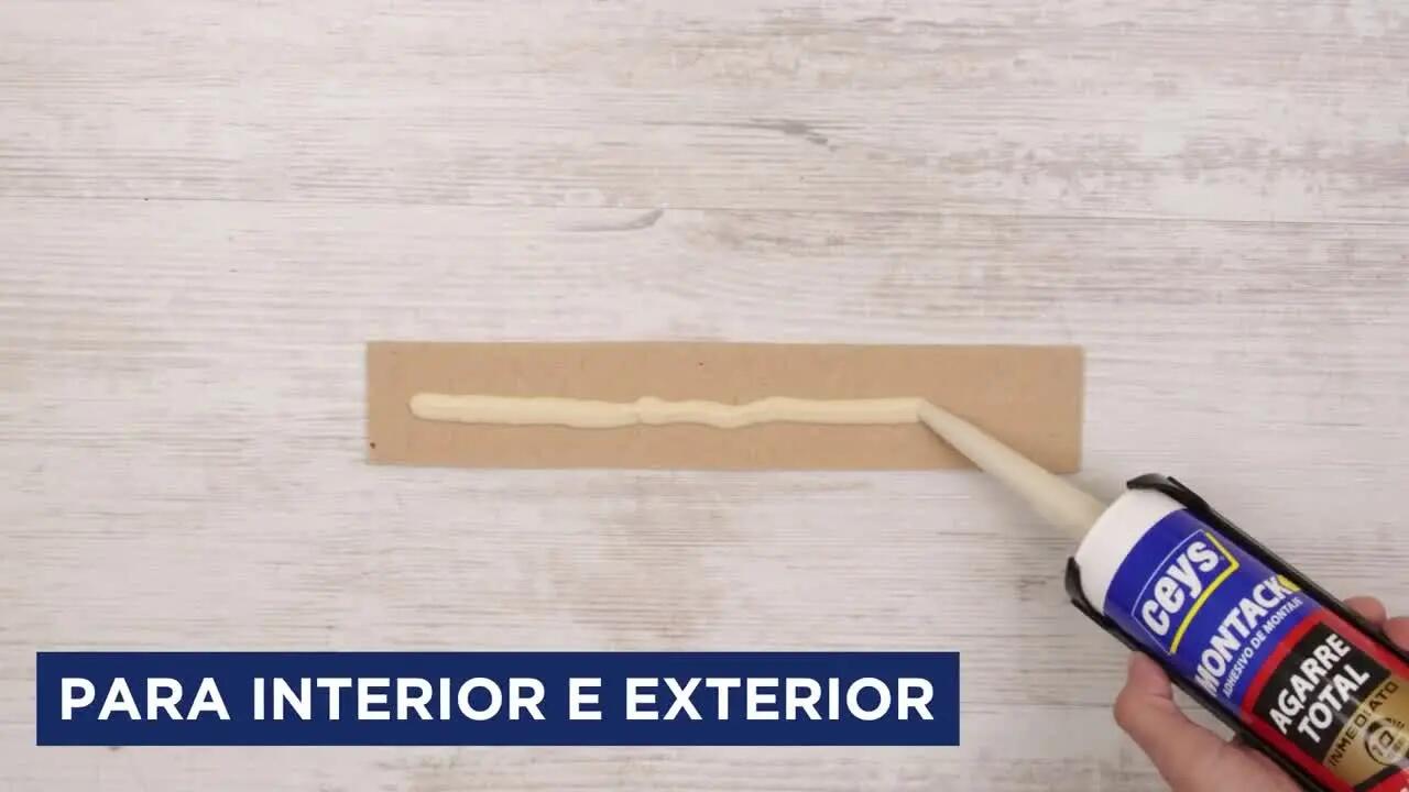 Cola de montagem adesão total 10 seg 190 gr Montack Express Plus Ceys