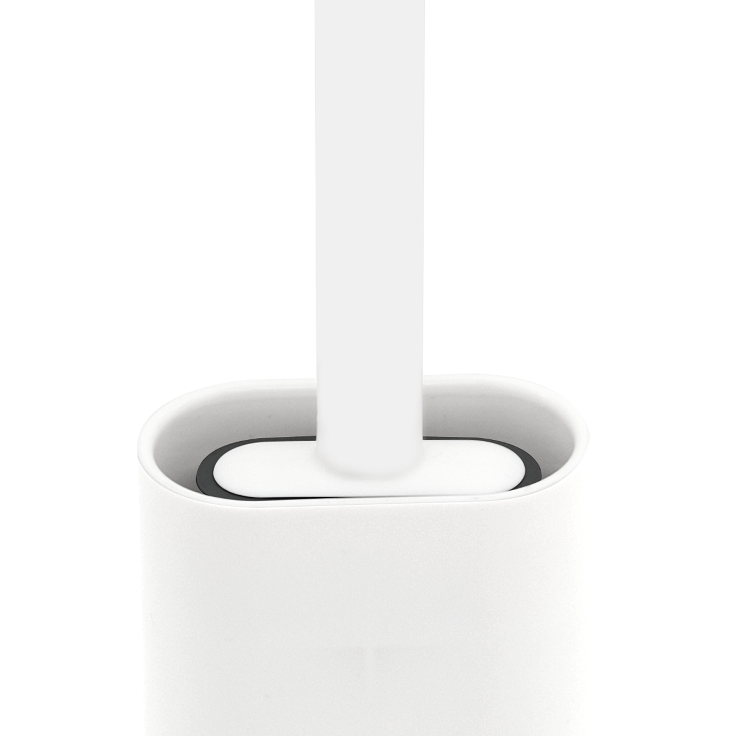Pot avec brosse WC intégrée blanc Easy SENSEA - 5