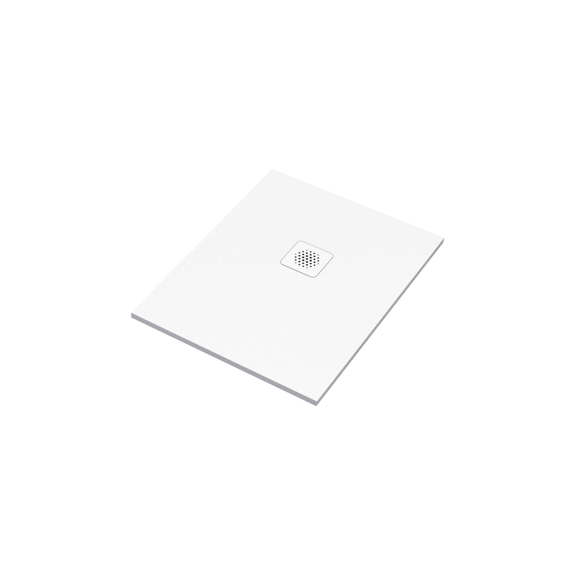 Piatto doccia SENSEA in composito minerale di resina gelificata Neo bianco L 70 x L 160 x H 3.4 cm opaco effetto pietra - 3