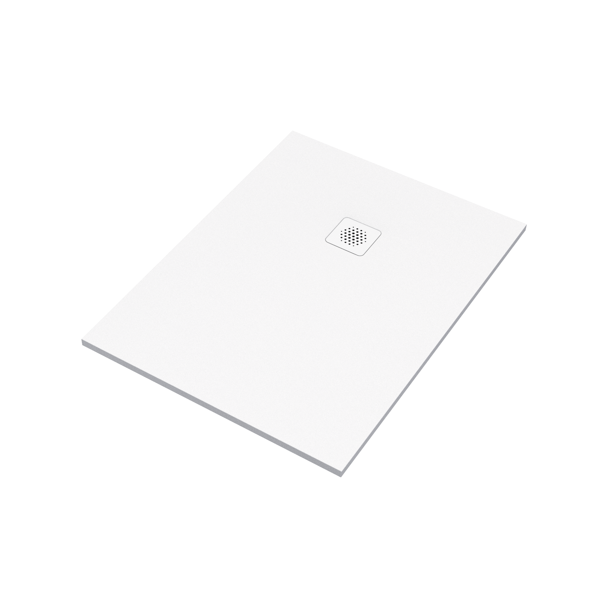 Receveur de douche extraplat, résine, blanc l.90 x L.120 cm, Remix - 2